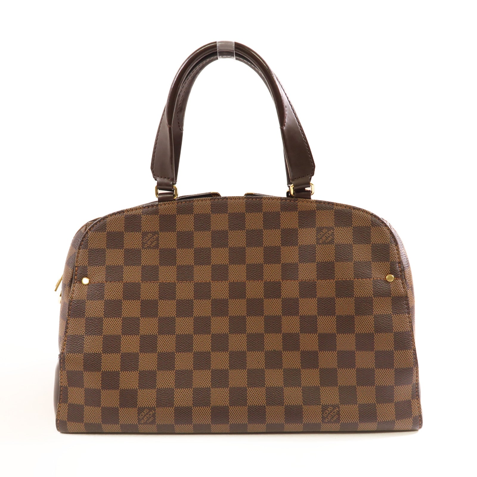 LOUIS VUITTON LV GHW Kensington Bowling 2 Way Shoulder Bag N41505 Damier