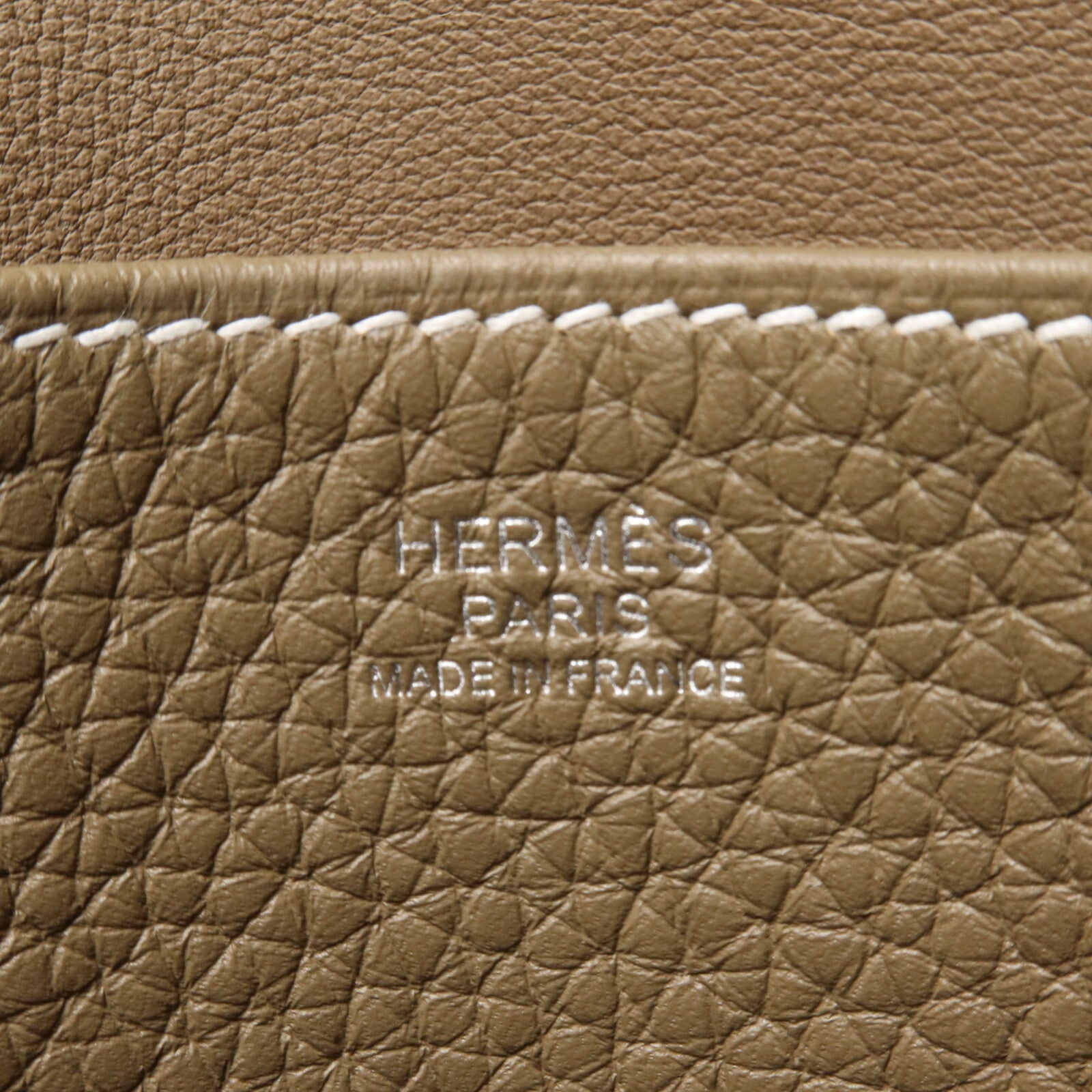 HERMES Clemence皮革Halzan 25手挽肩背兩用袋Etuope