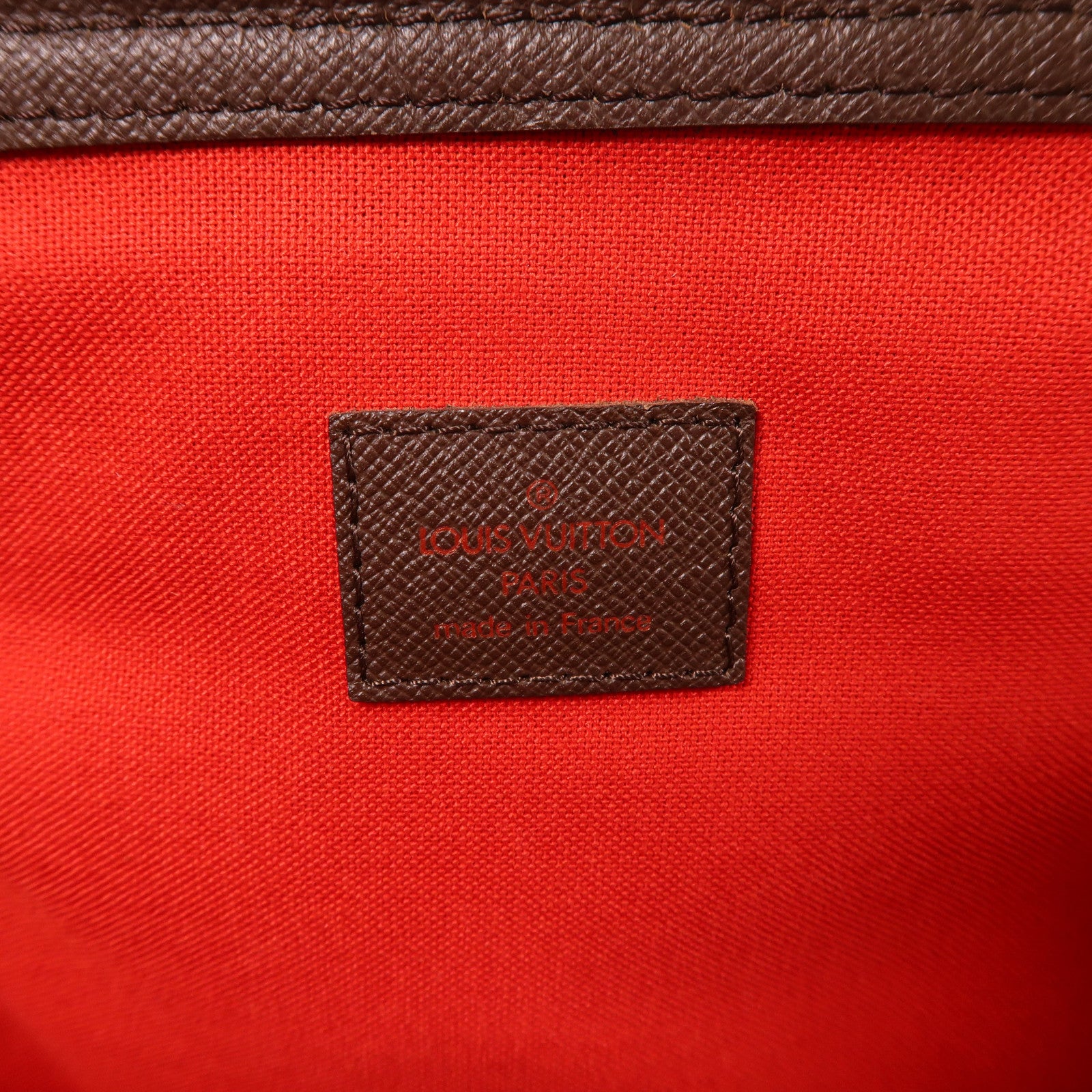 LOUIS VUITTON Damier Ebene Belem PM金扣手挽袋啡色