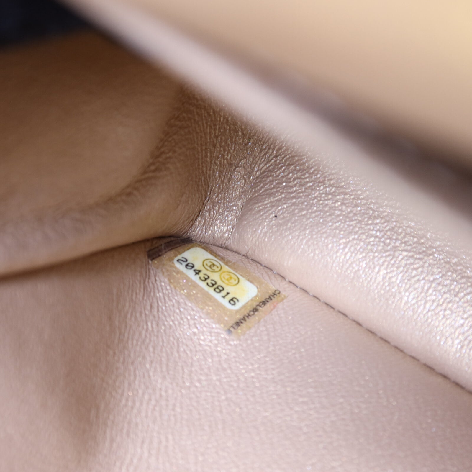 CHANEL 牛皮皮革Classic 25金扣鏈帶肩背袋