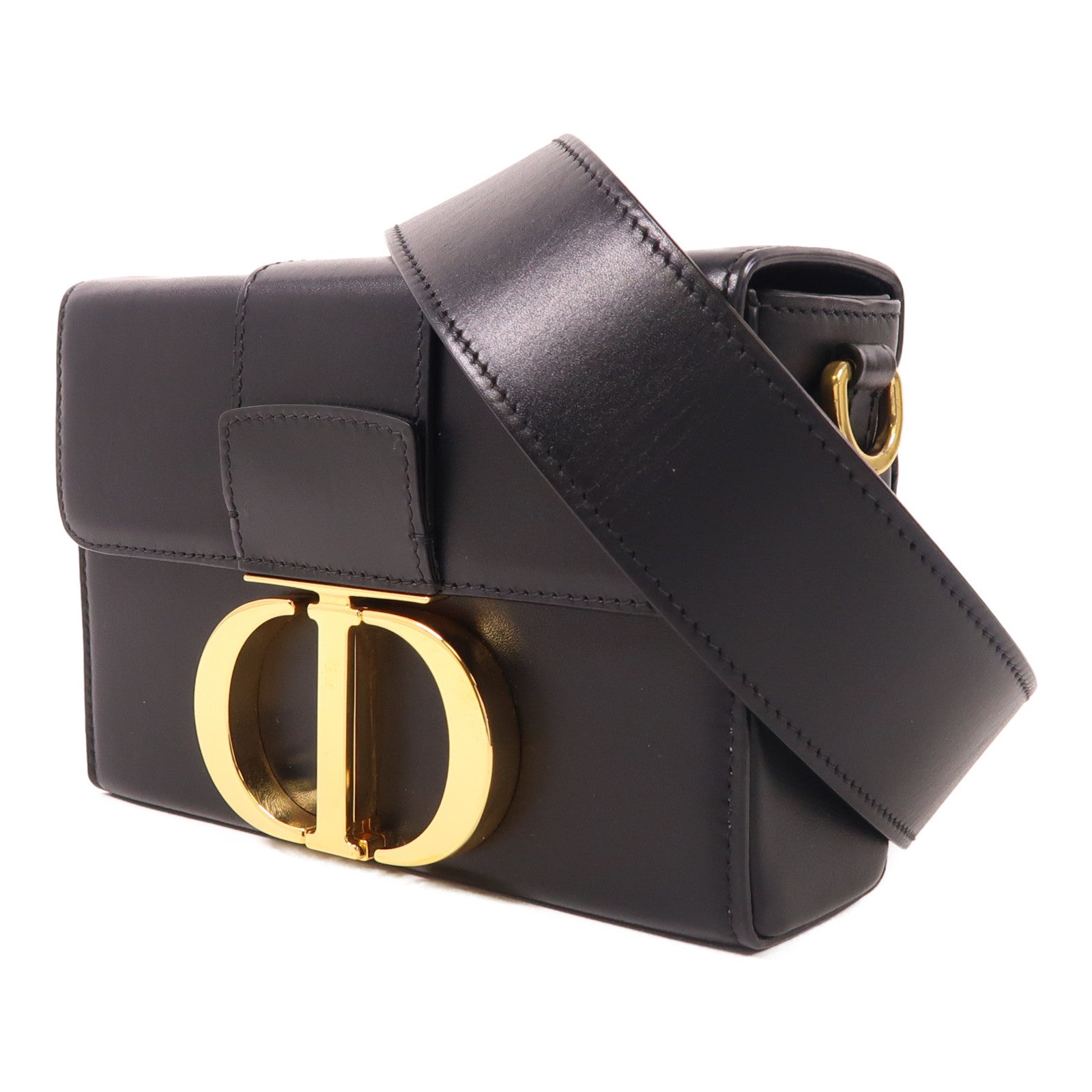 Dior 牛皮皮革30 Montaigne金扣肩背袋