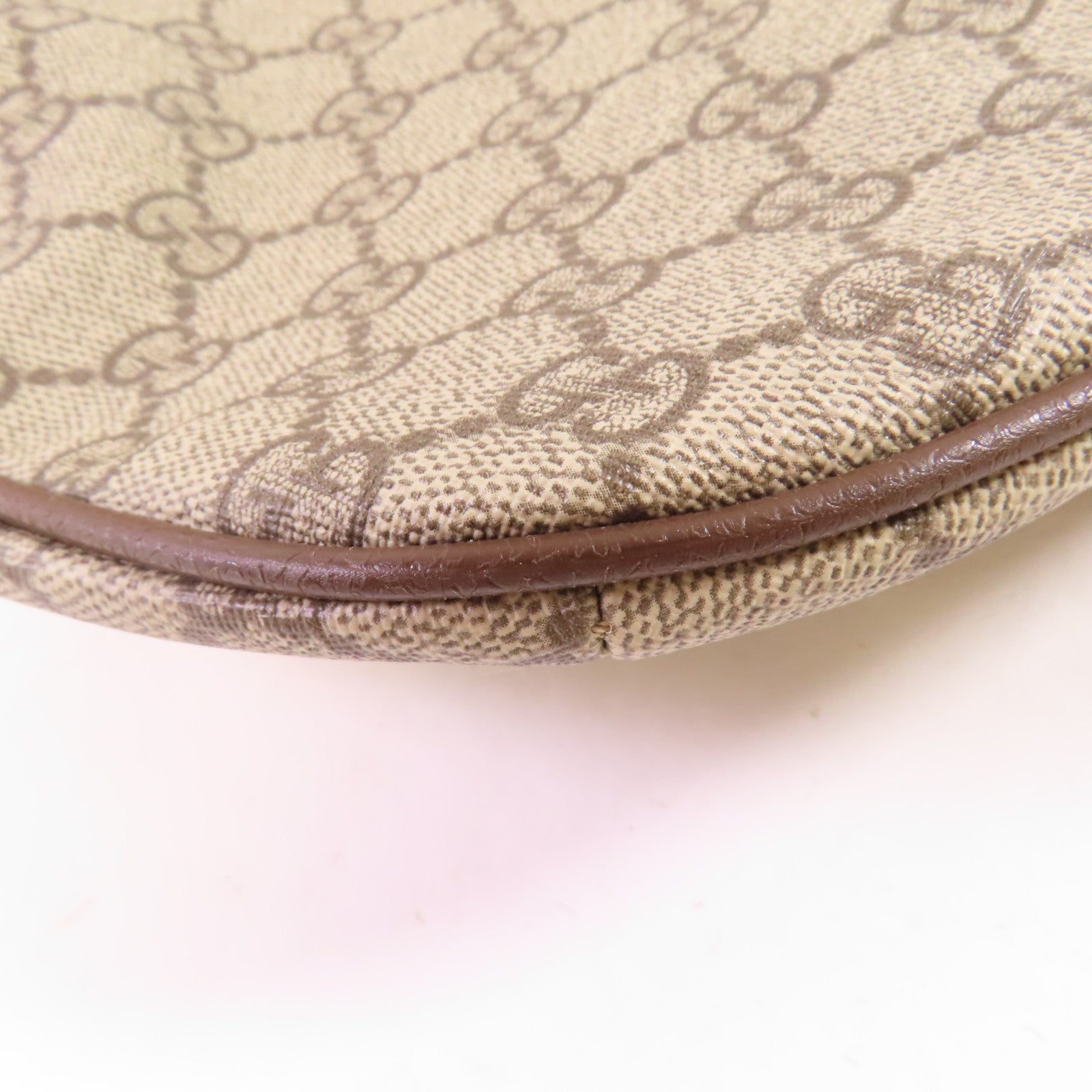 GUCCI 塗層帆布Waist Bag金扣腰包灰色