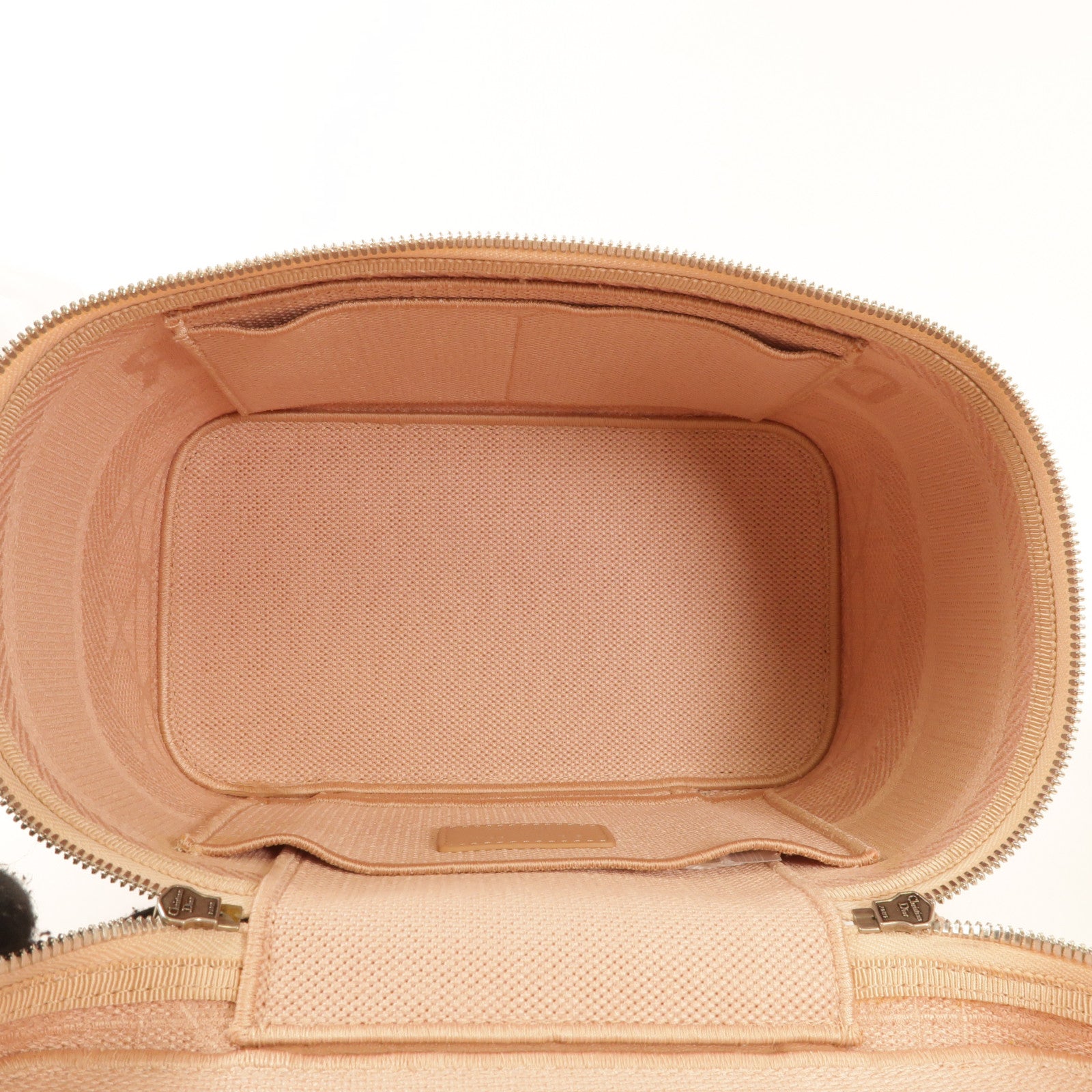 Dior SHW Vanity Bag Makeup Bag Cosmetic Bag Canvas Pink