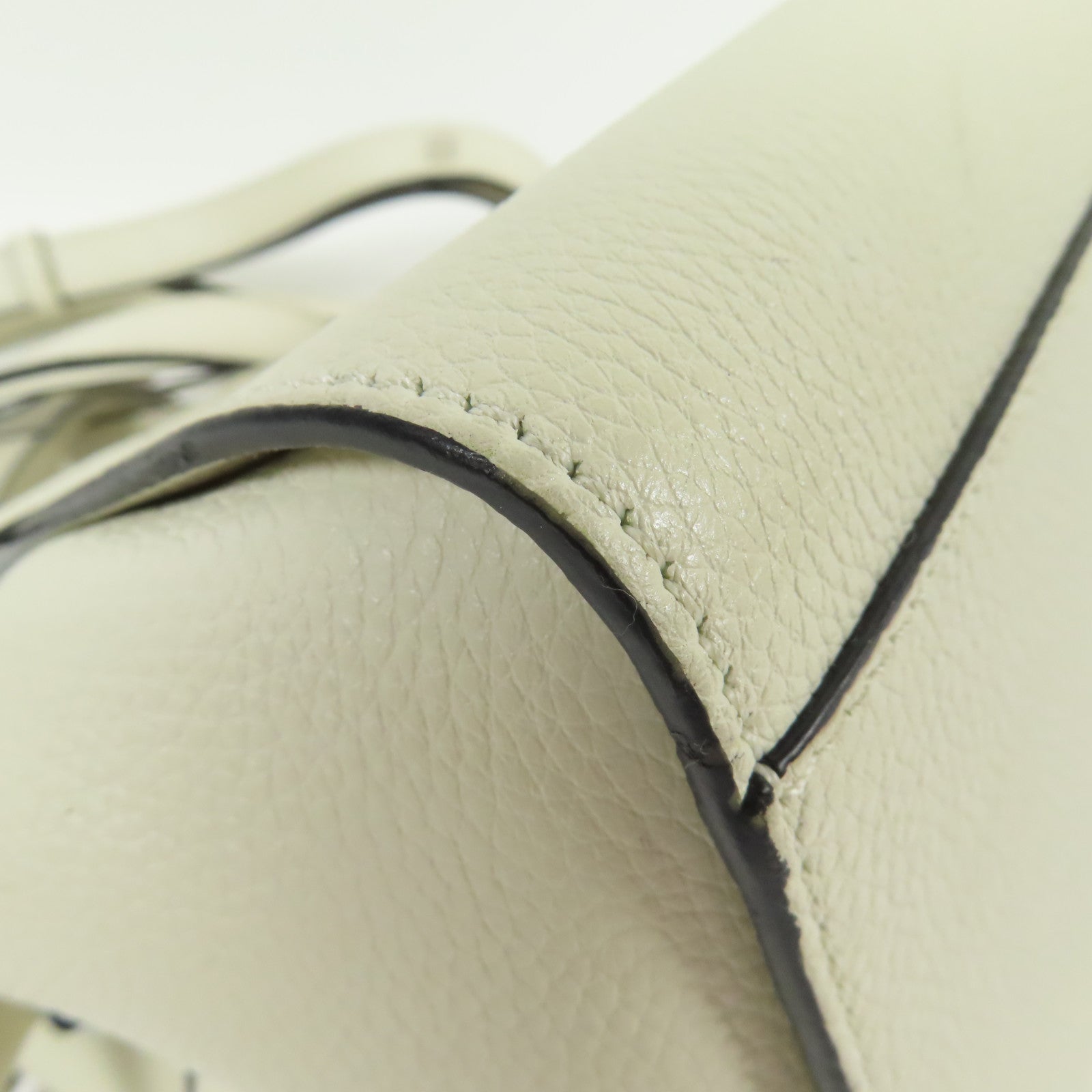 LOEWE 牛皮皮革Mini Hammock銀扣手挽肩背兩用袋
