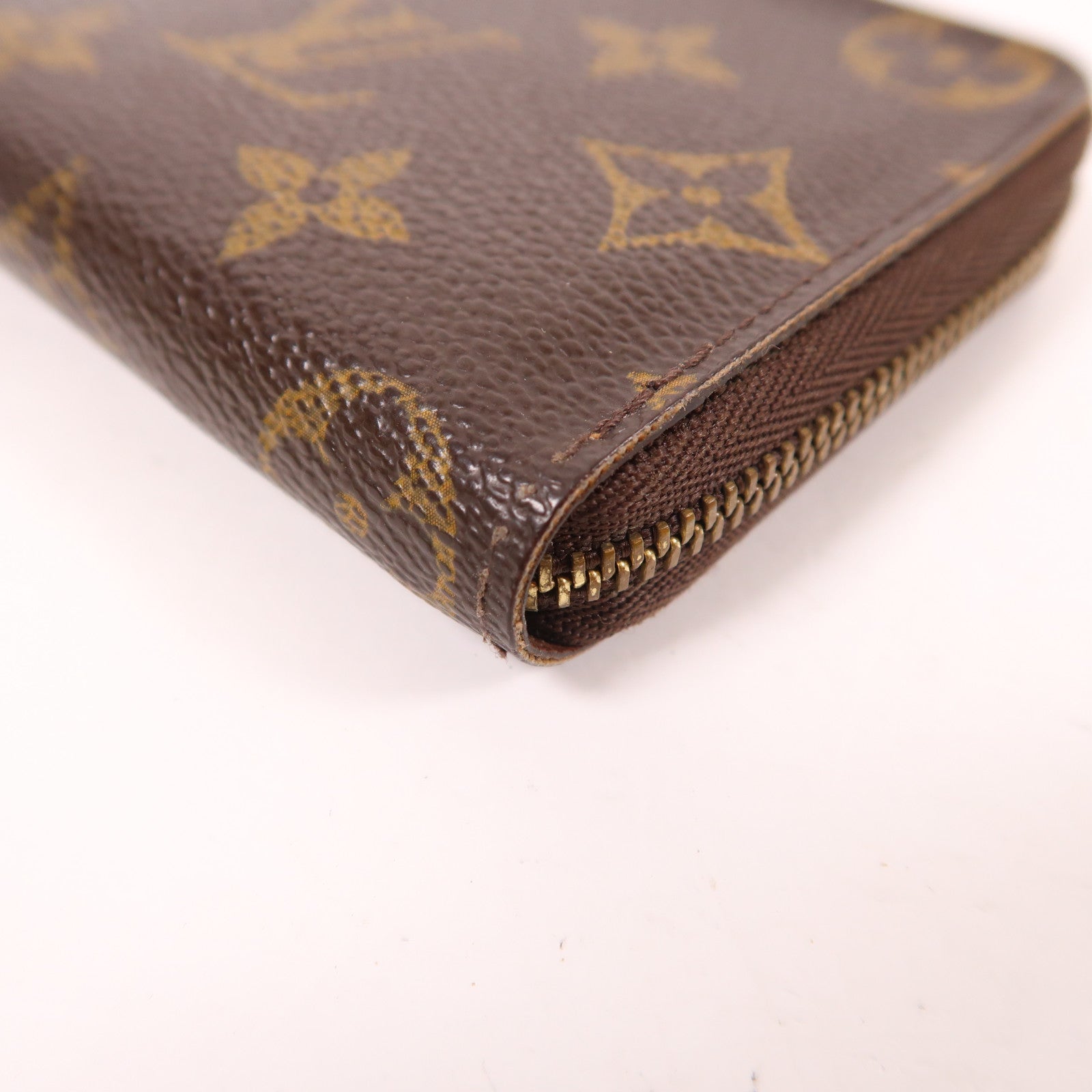 LOUIS VUITTON Monogram Zippy Coin Purse金扣零錢包