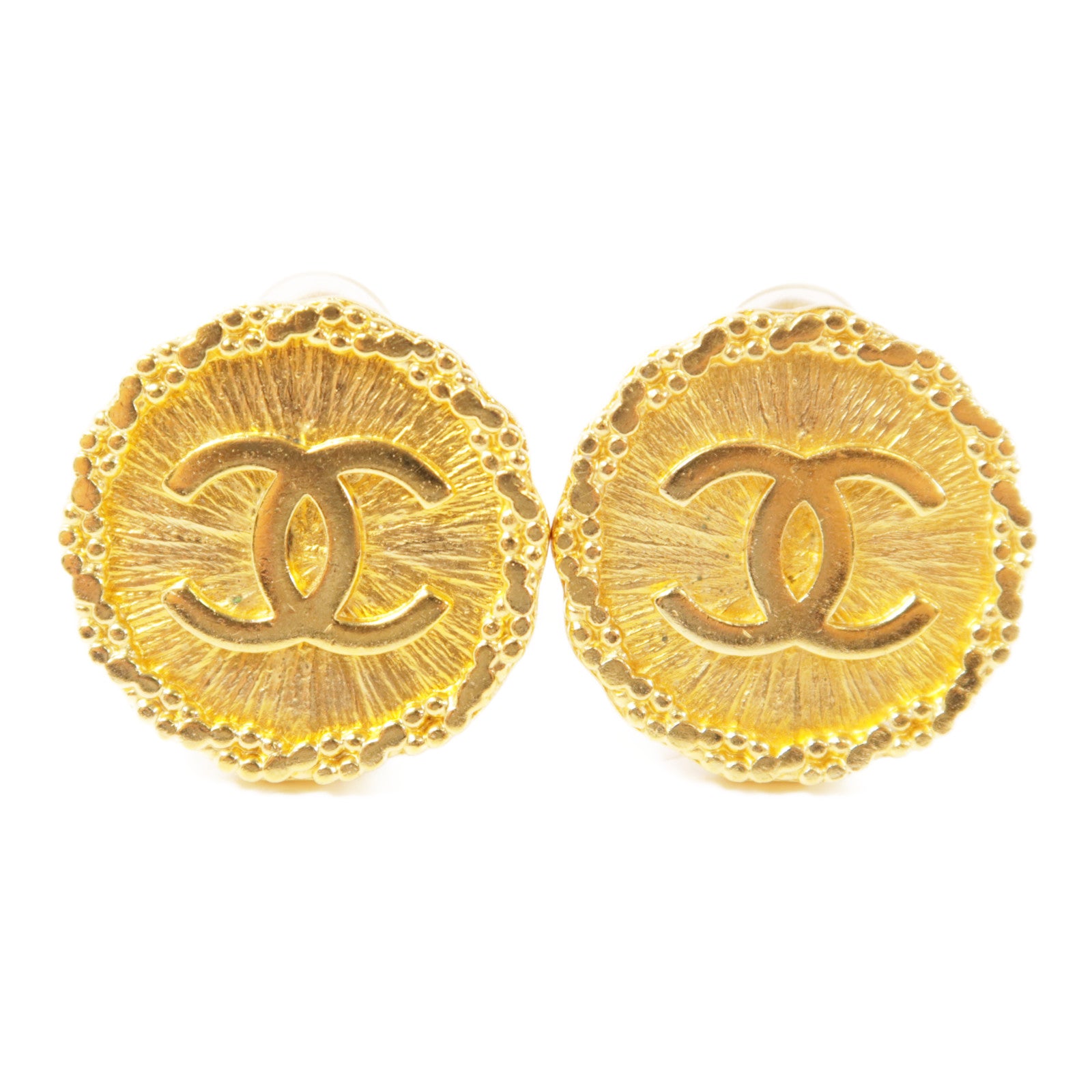 CHANEL Brass Earrings耳環