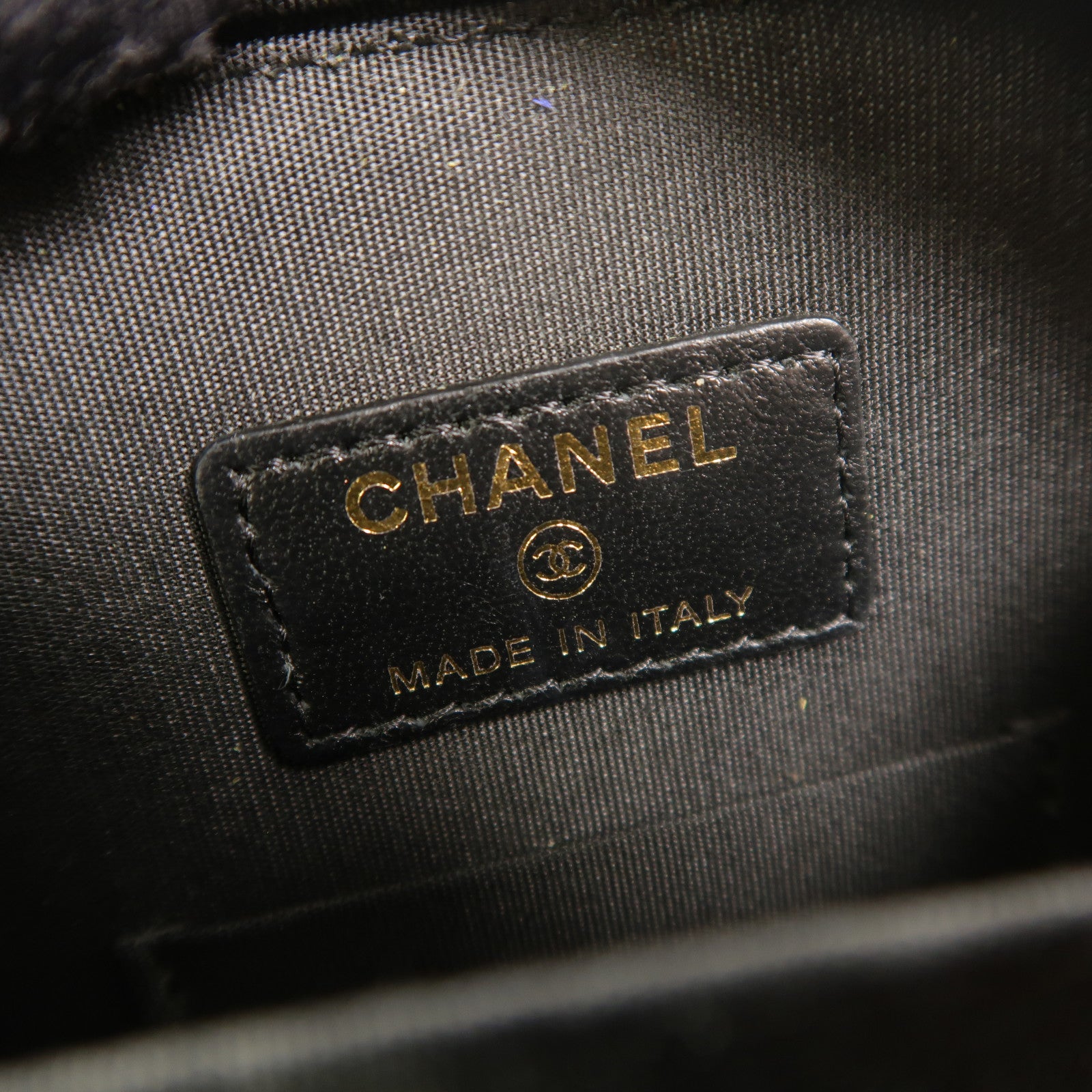 CHANEL 羊皮皮革Phone Bag鏈帶肩背袋