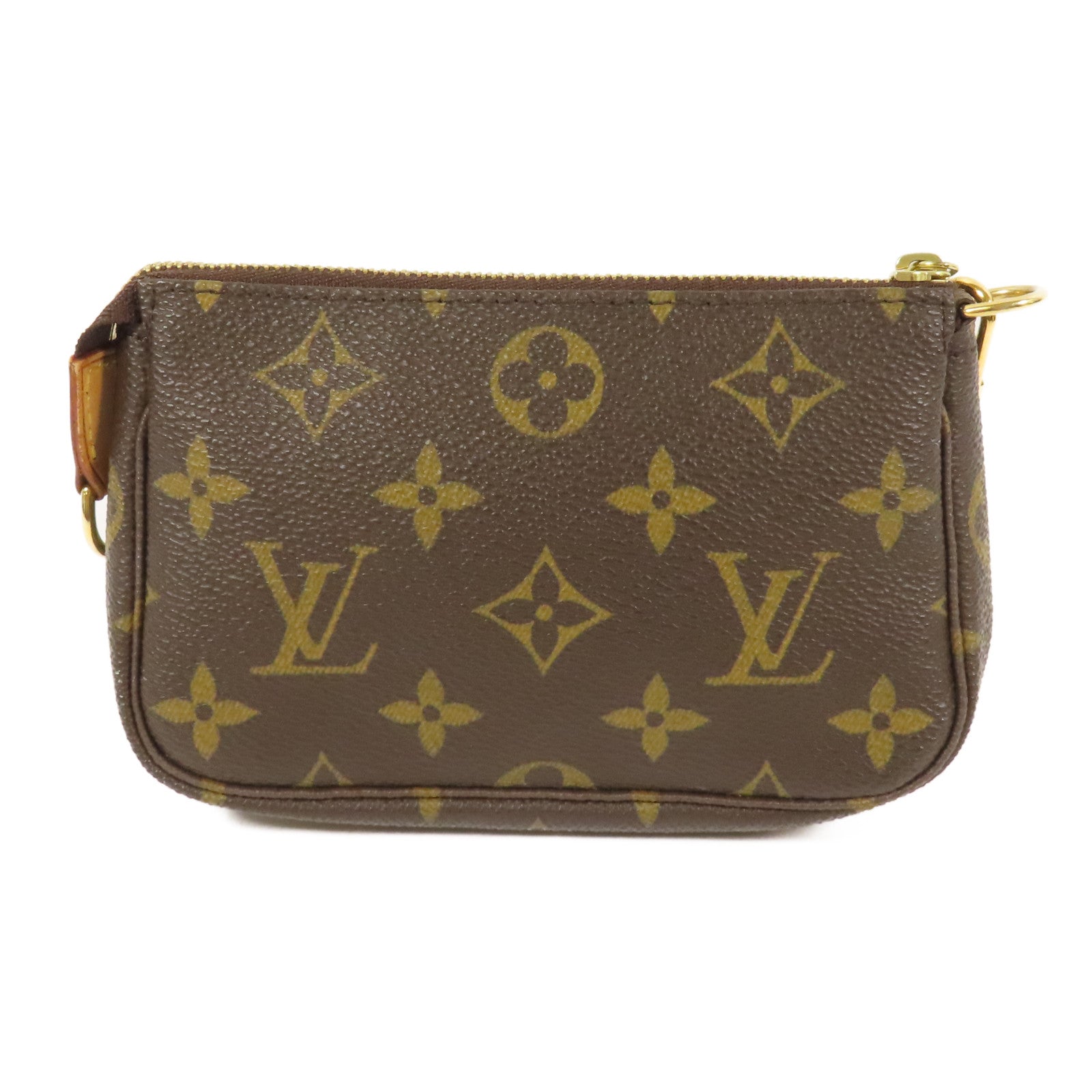 LOUIS VUITTON Monogram Mini Pochette Accessoires金扣手挽袋