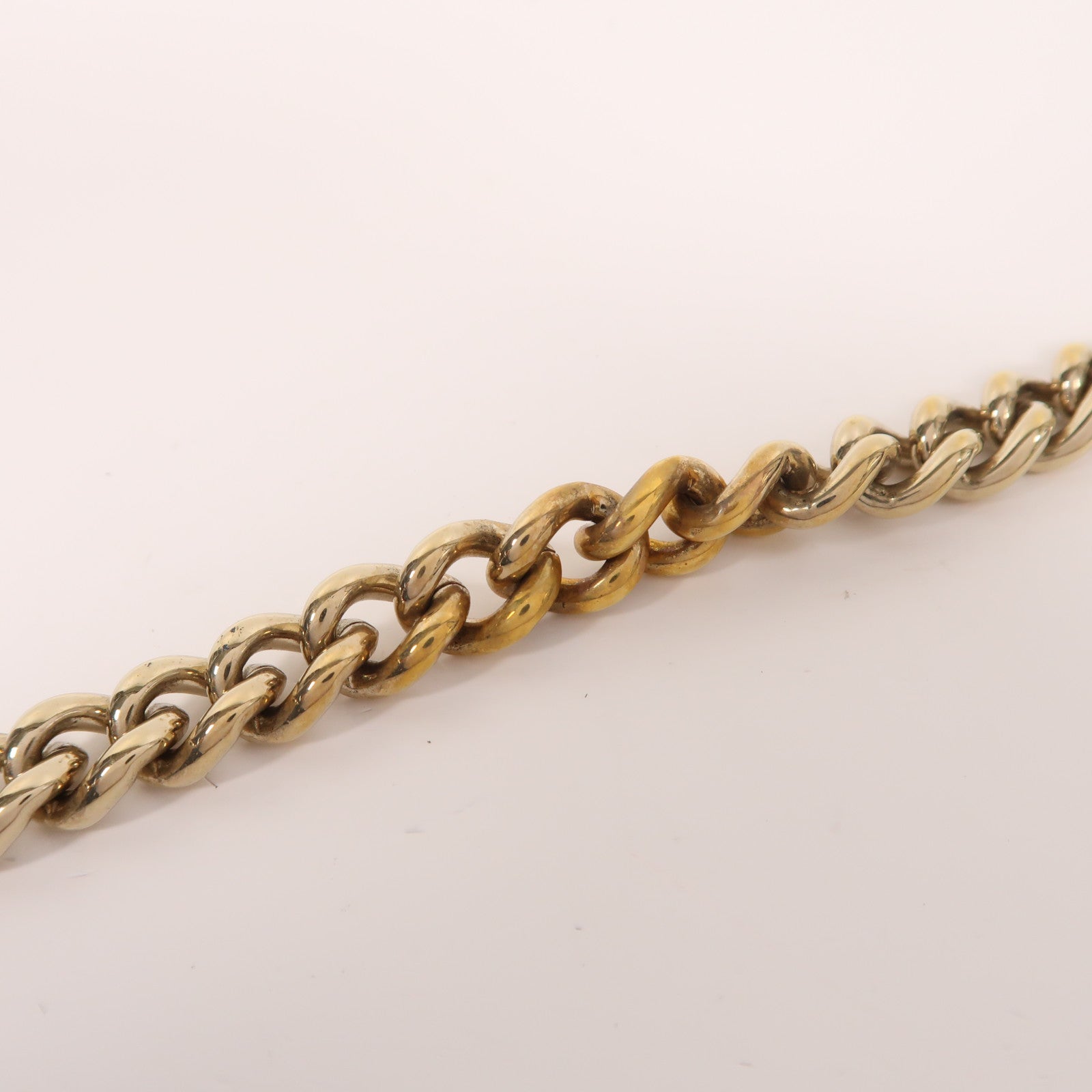 CHANEL 牛皮皮革Chain Shoulder金扣手挽肩背兩用袋