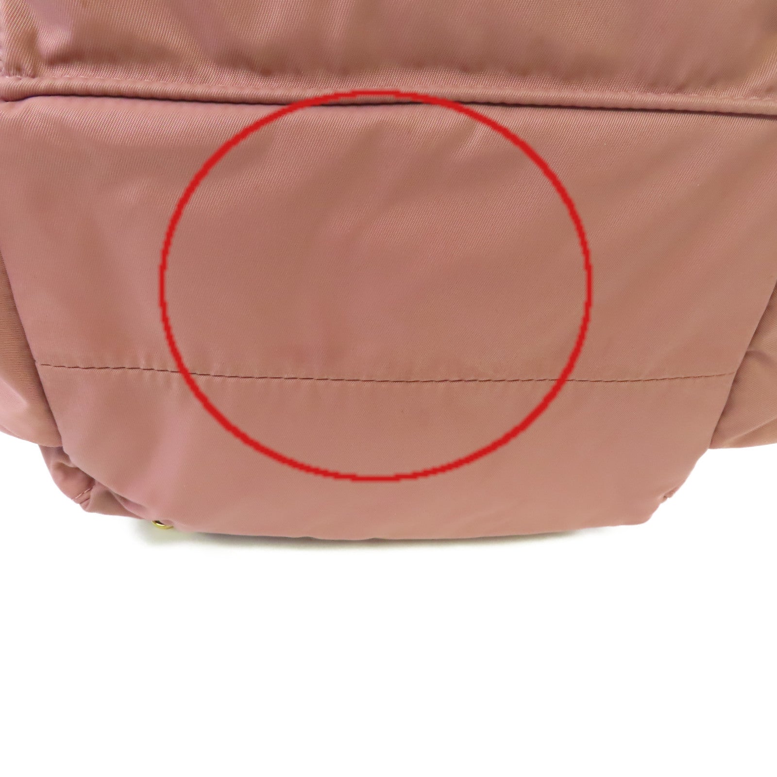 BURBERRY 尼龍Backpack金扣背包粉紅色