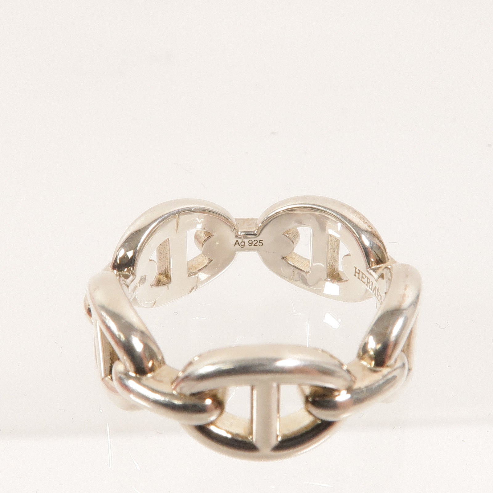 HERMES 925純銀Farandole Ring戒指#52