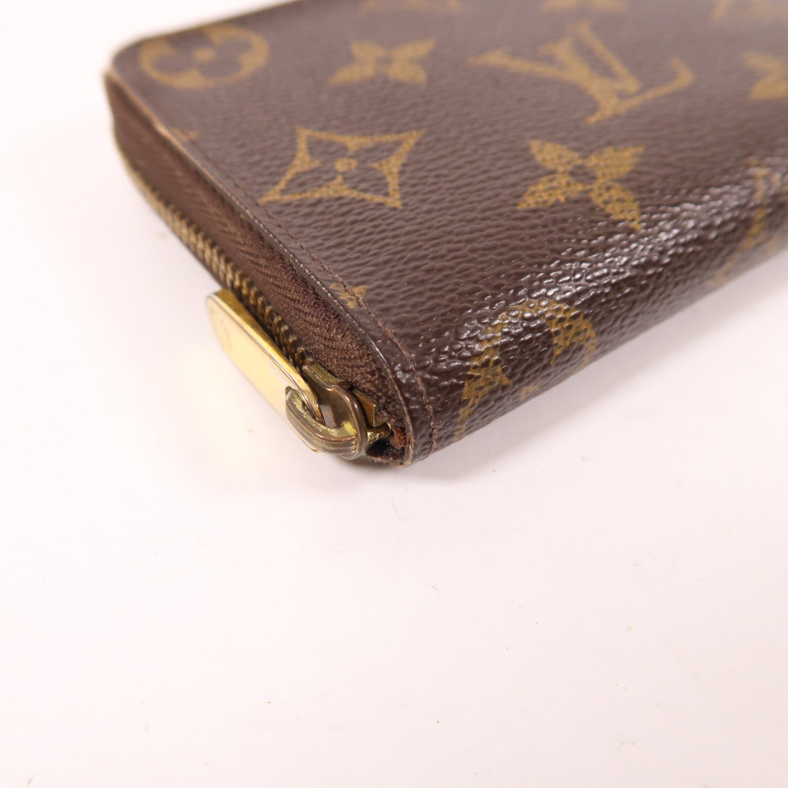LOUIS VUITTON Monogram Zippy Coin Purse金扣零錢包