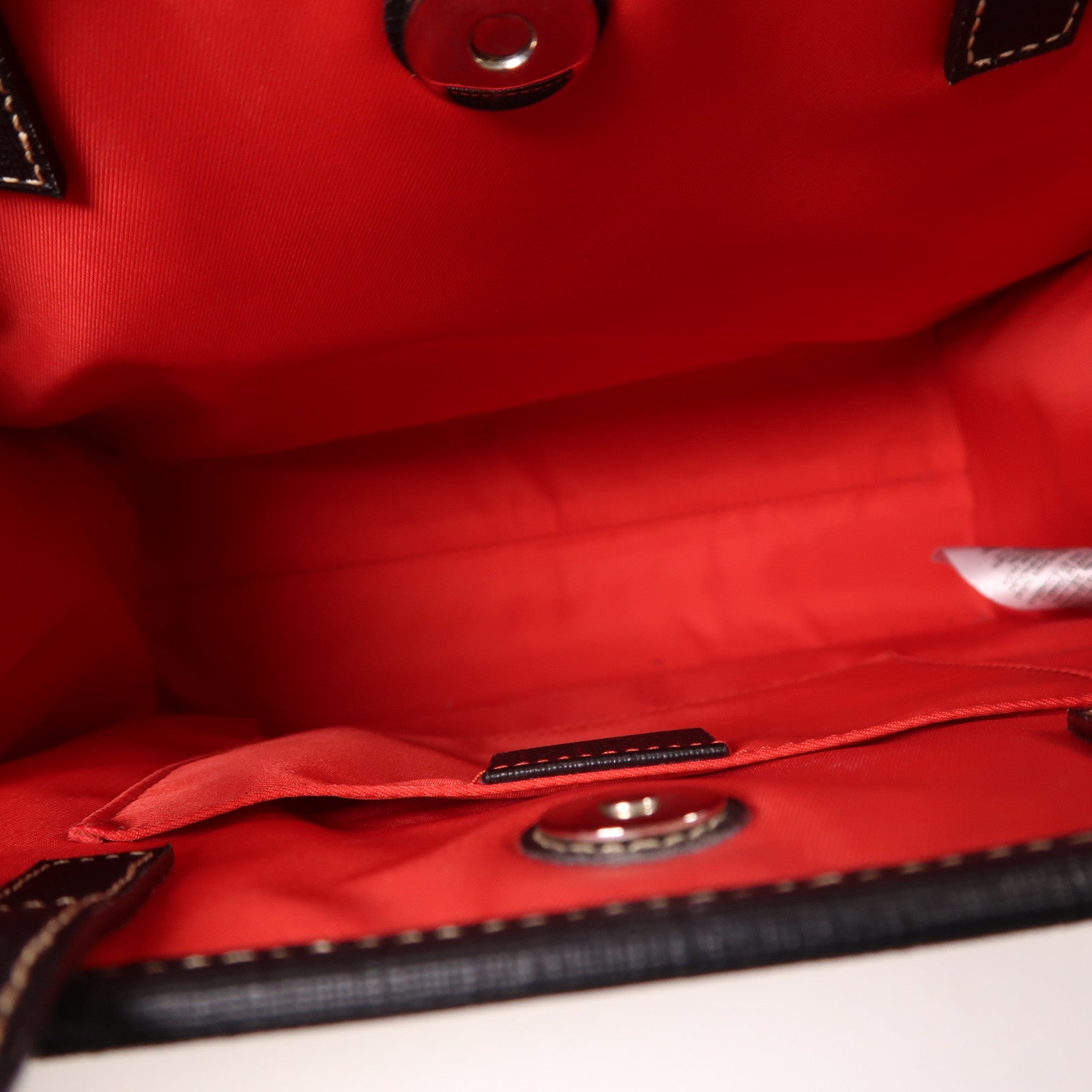 GUCCI 【激減優惠】塗層帆布Tote Bag銀扣手挽肩背兩用袋