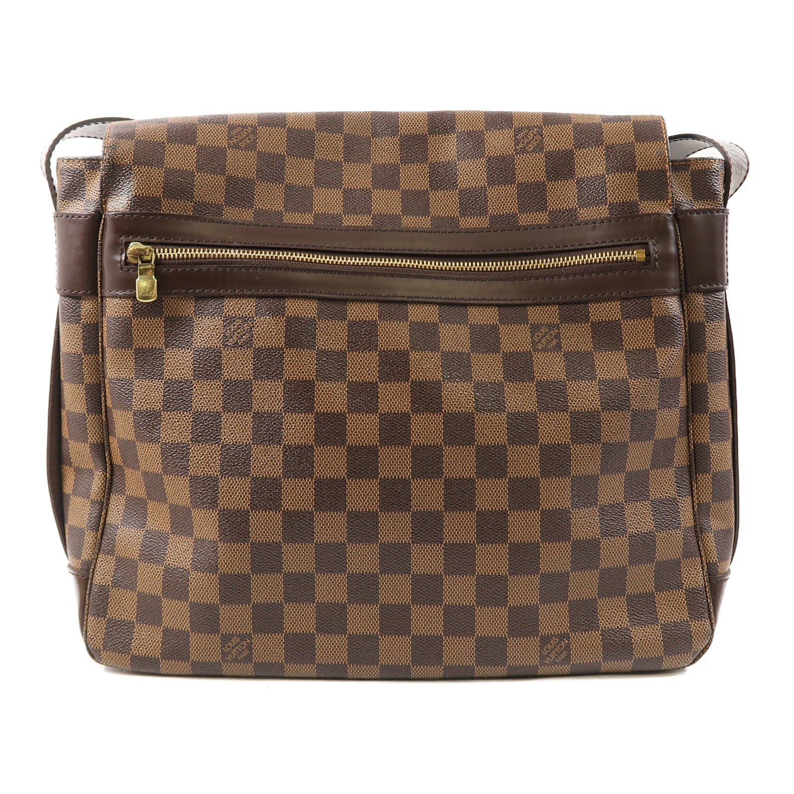 LOUIS VUITTON Damier Ebene Bastille金扣肩背袋啡色