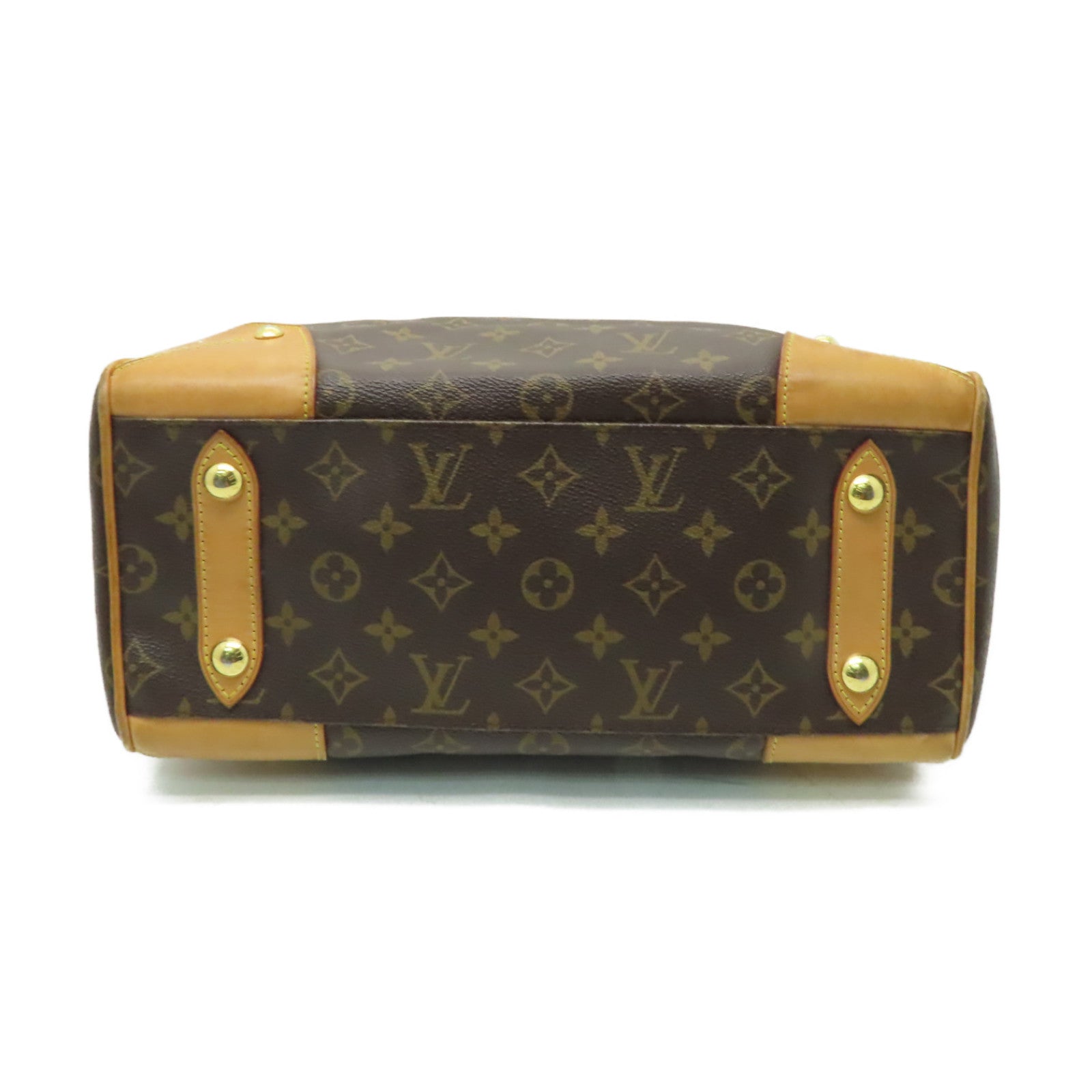 LOUIS VUITTON 【激減優惠】Monogram Retiro PM金扣手挽肩背兩用袋棕色