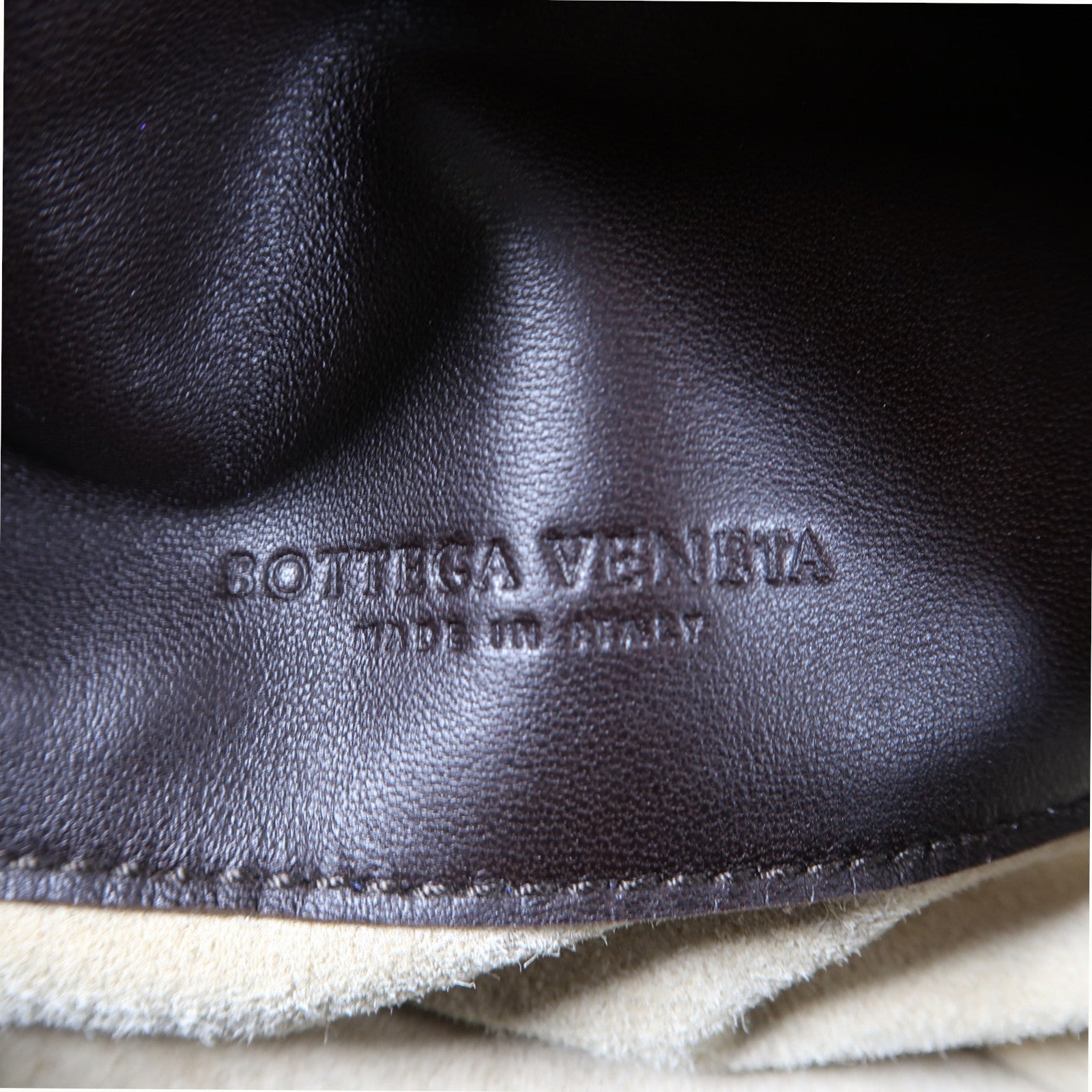 BOTTEGA VENETA 牛皮皮革Handbag手挽袋啡色
