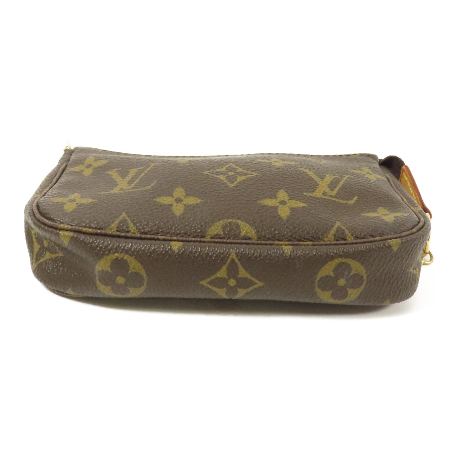 LOUIS VUITTON Monogram Mini Pochette Accessoires金扣手挽袋