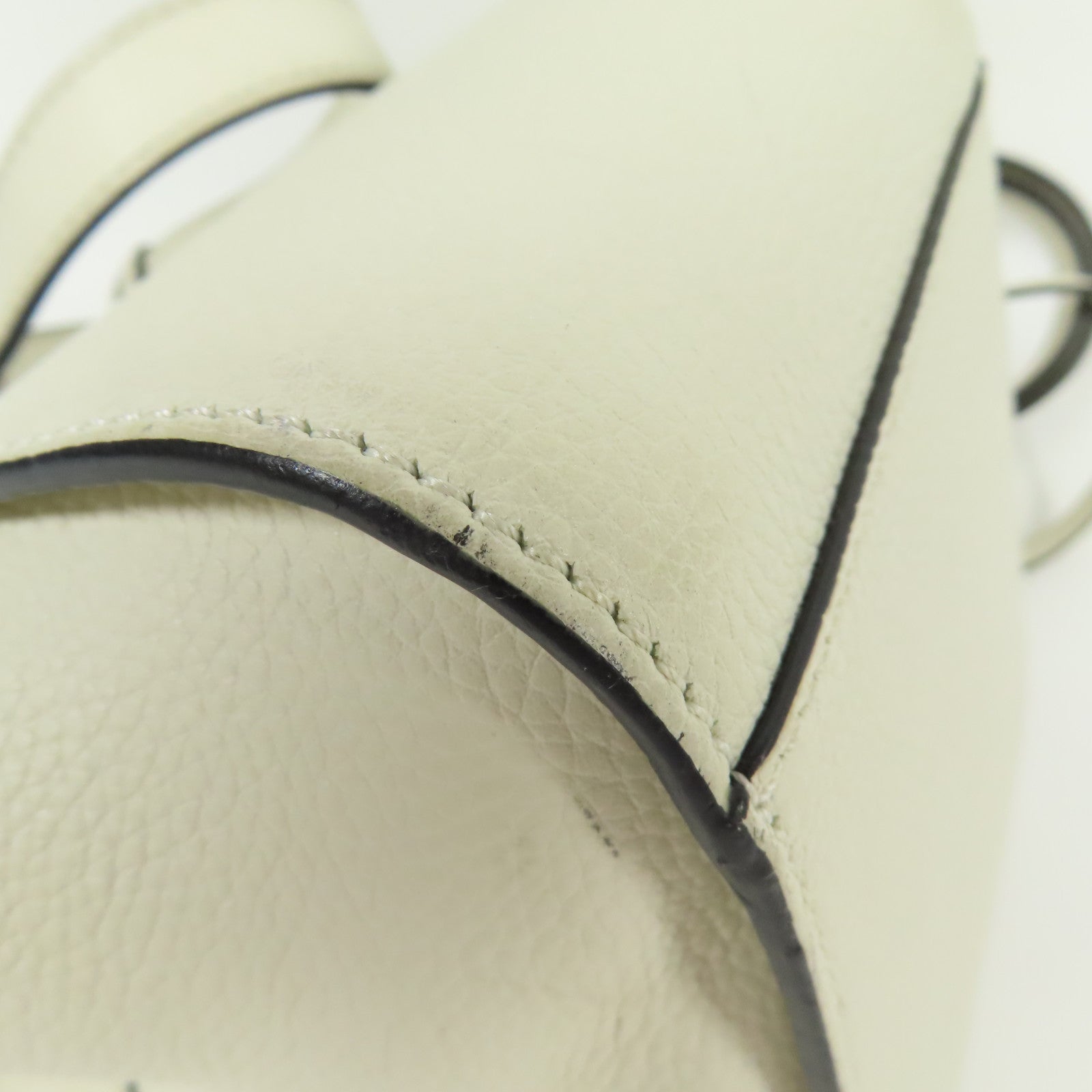 LOEWE 牛皮皮革Mini Hammock銀扣手挽肩背兩用袋