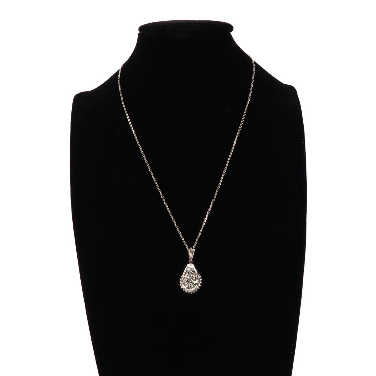 JEWELRY 【激減優惠】PT900/PT850鉑金Emerald Necklace 3.289ct綠寶石/1.18ct鑽石項鍊