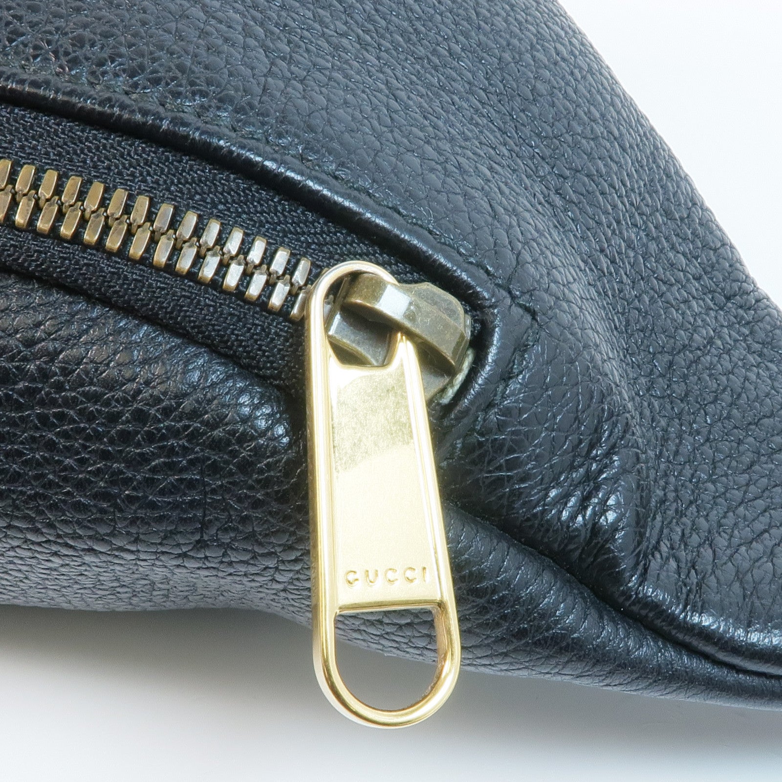 GUCCI 牛皮皮革Waist Bag金扣腰包