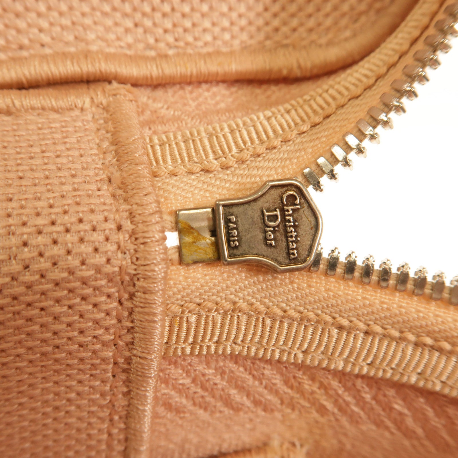 Dior SHW Vanity Bag Makeup Bag Cosmetic Bag Canvas Pink