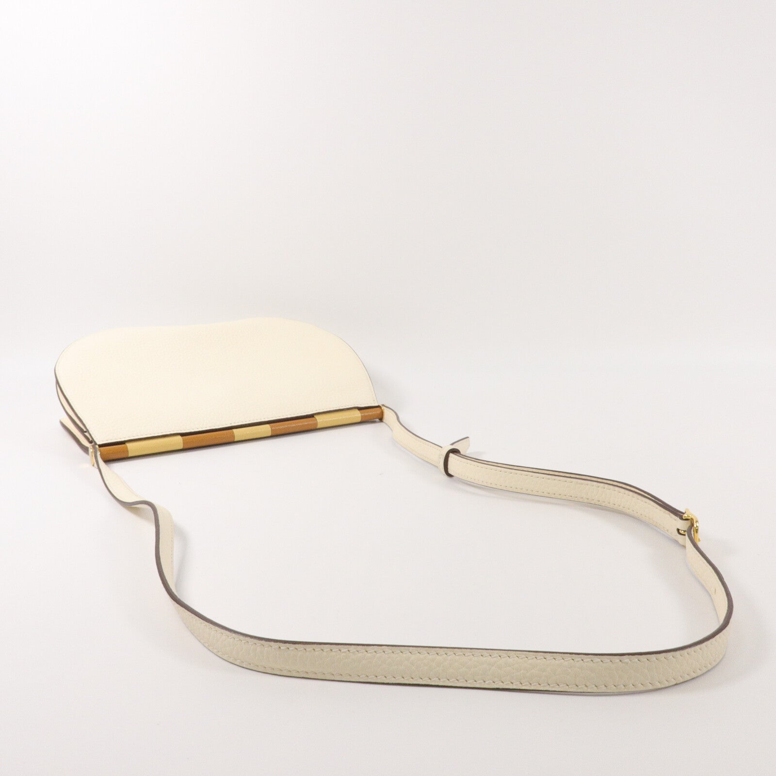HERMES Clemence皮革Sac Saut 25肩背袋Nata