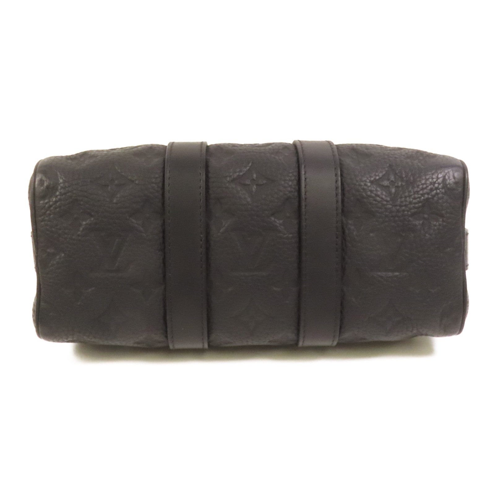 LOUIS VUITTON Taurillon Monogram Keepall Bandouliere 25手挽肩背兩用袋