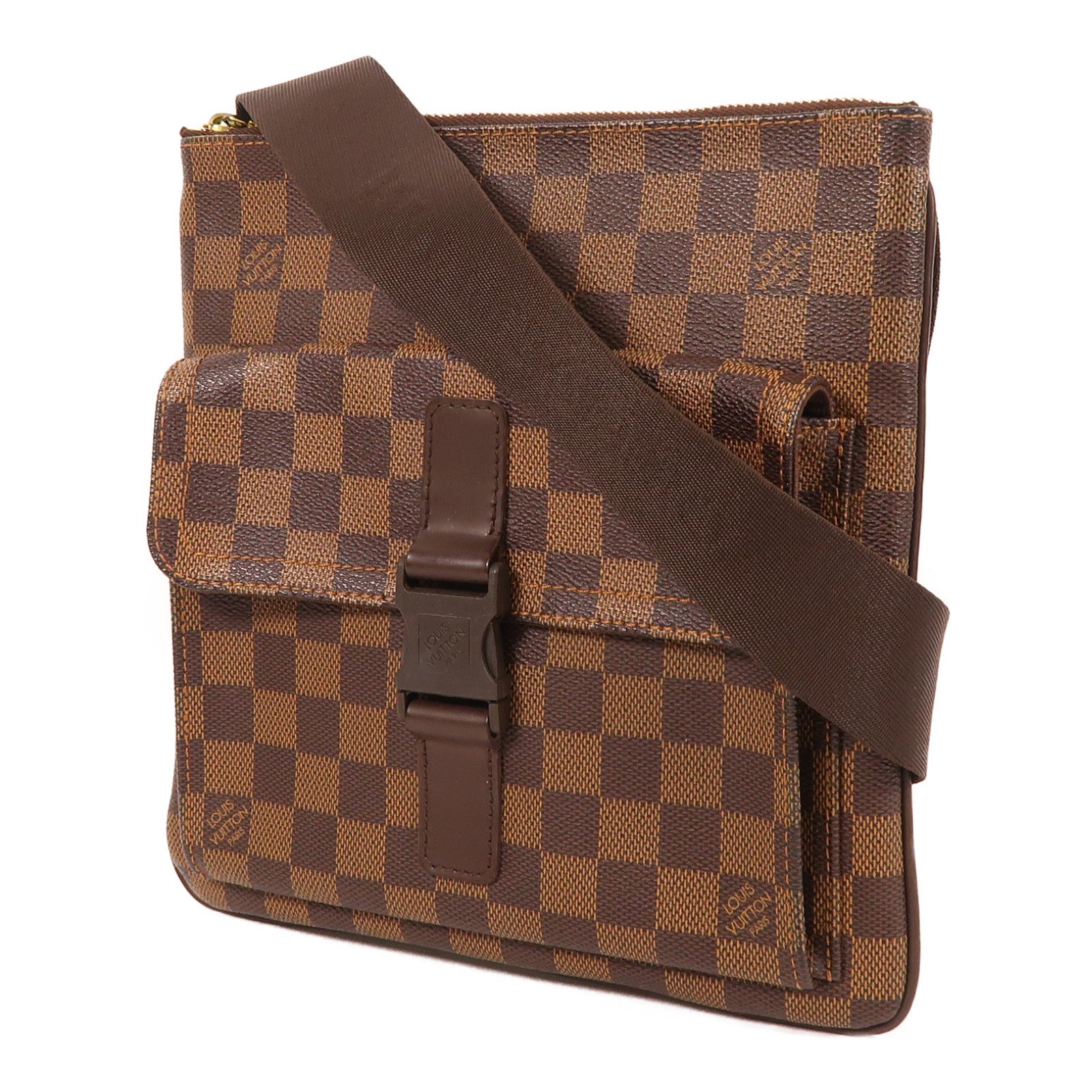 LOUIS VUITTON Damier Ebene Melville肩背袋啡色