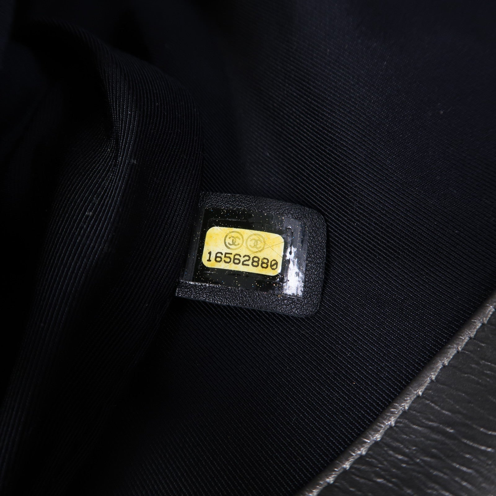 CHANEL 菱格牛皮皮革Chain Shoulder銀扣鏈帶肩背袋銀色
