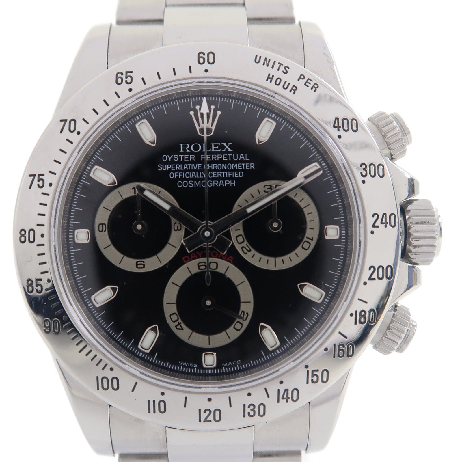 ROLEX Daytona不鏽鋼手錶自動機芯黑色