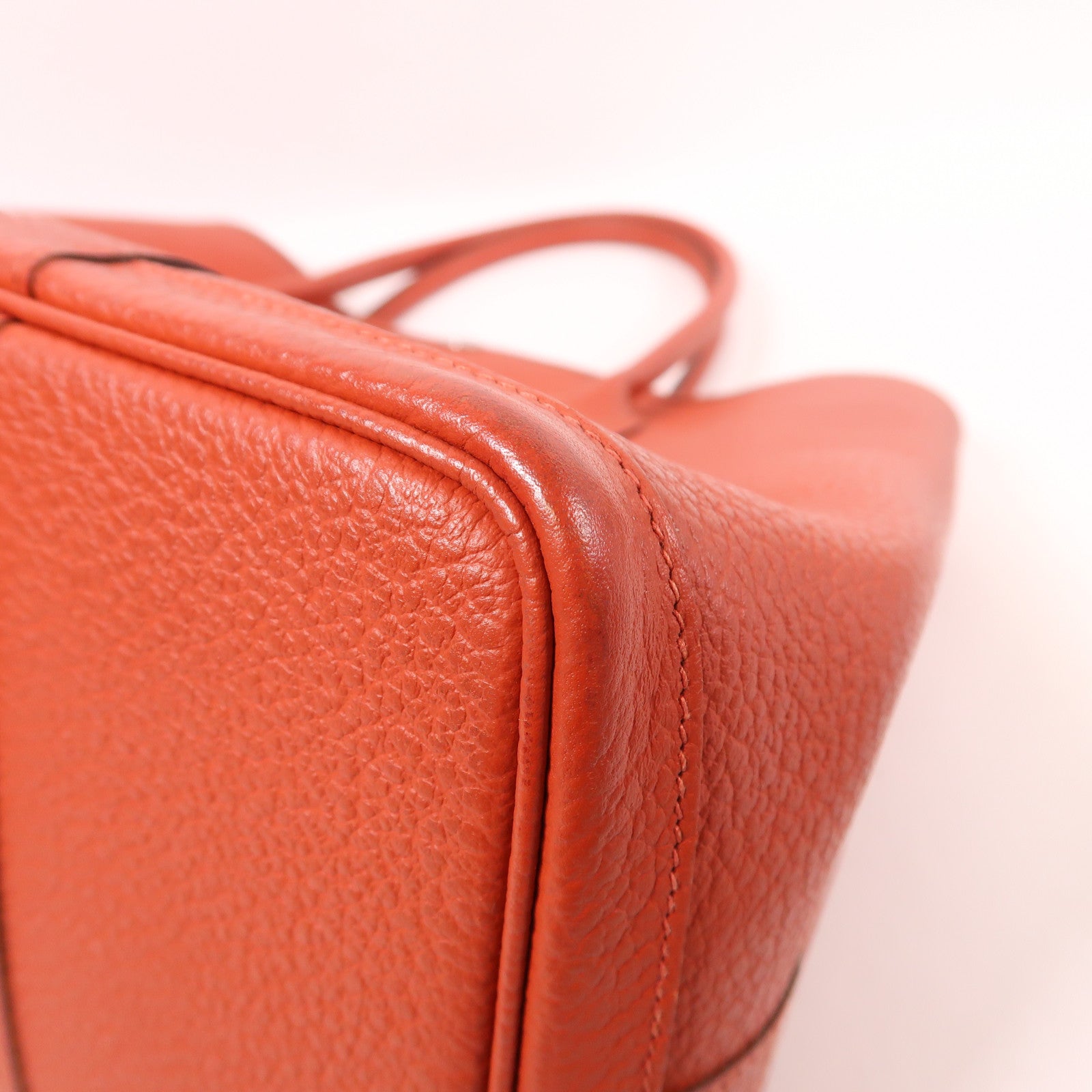 HERMES Negonda皮革Garden Party PM銀扣手挽袋