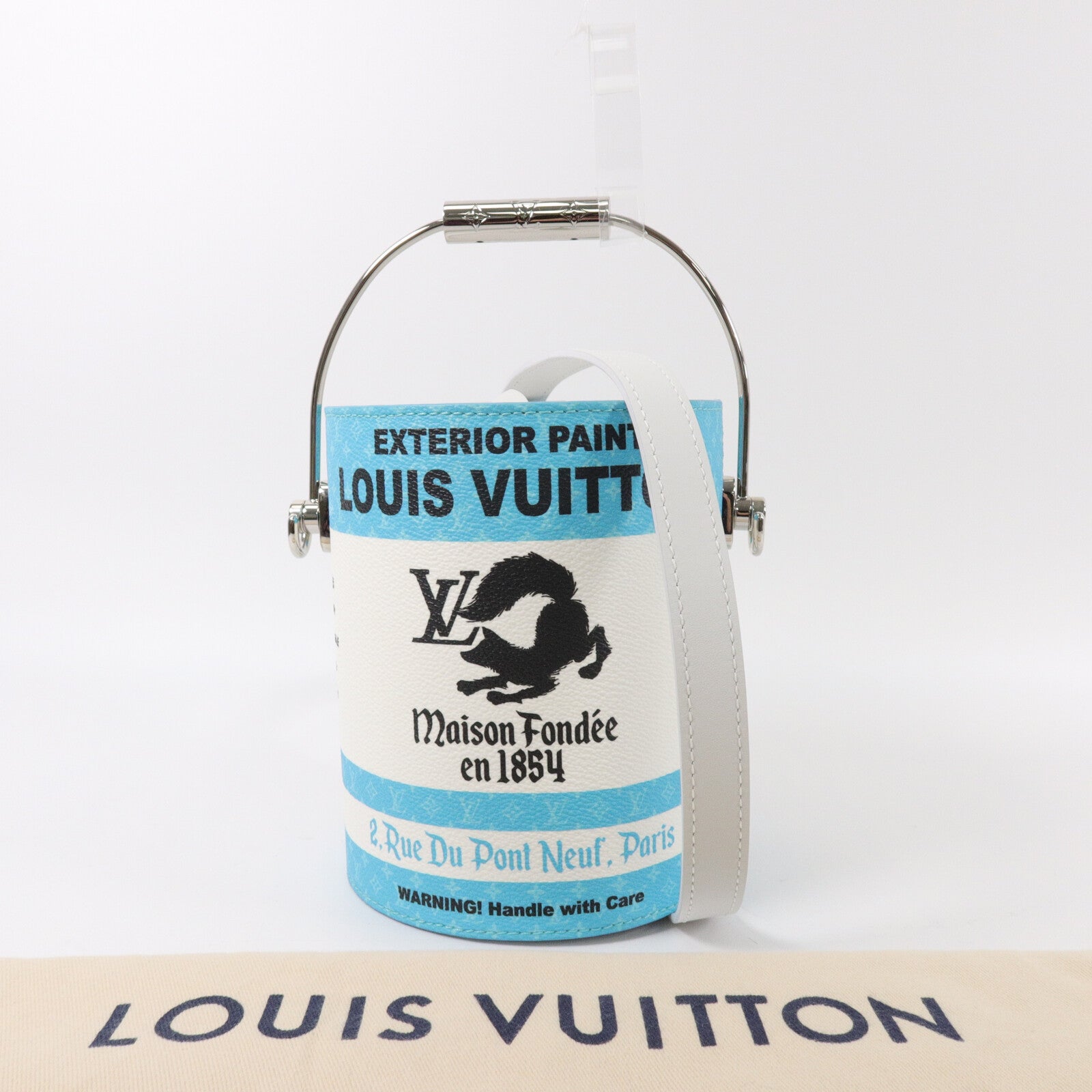 LOUIS VUITTON Monogram/牛皮皮革Paint Can手挽肩背兩用袋