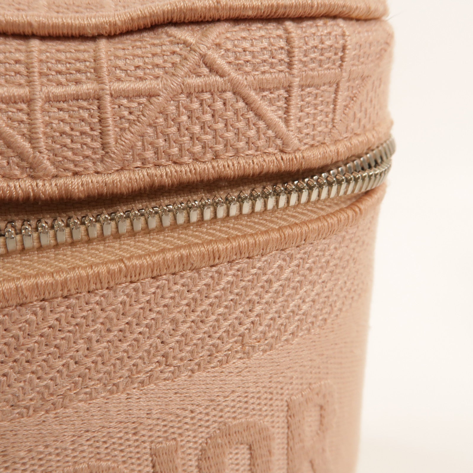 Dior SHW Vanity Bag Makeup Bag Cosmetic Bag Canvas Pink