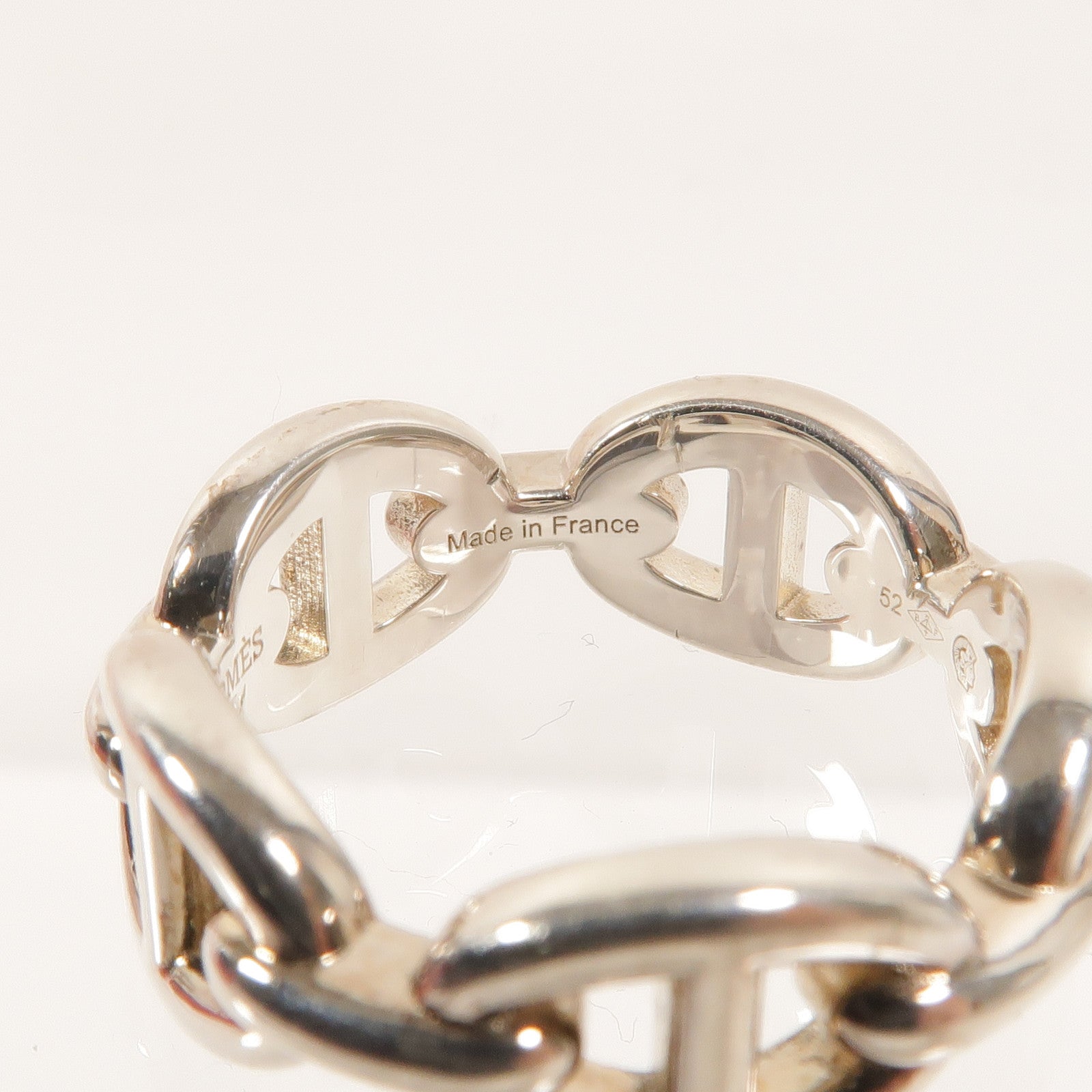 HERMES 925純銀Farandole Ring戒指#52