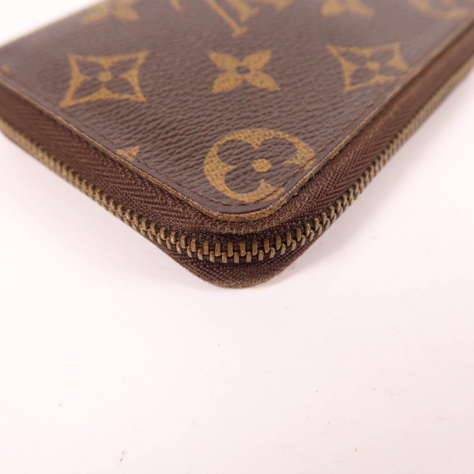 LOUIS VUITTON Monogram Zippy Coin Purse金扣零錢包