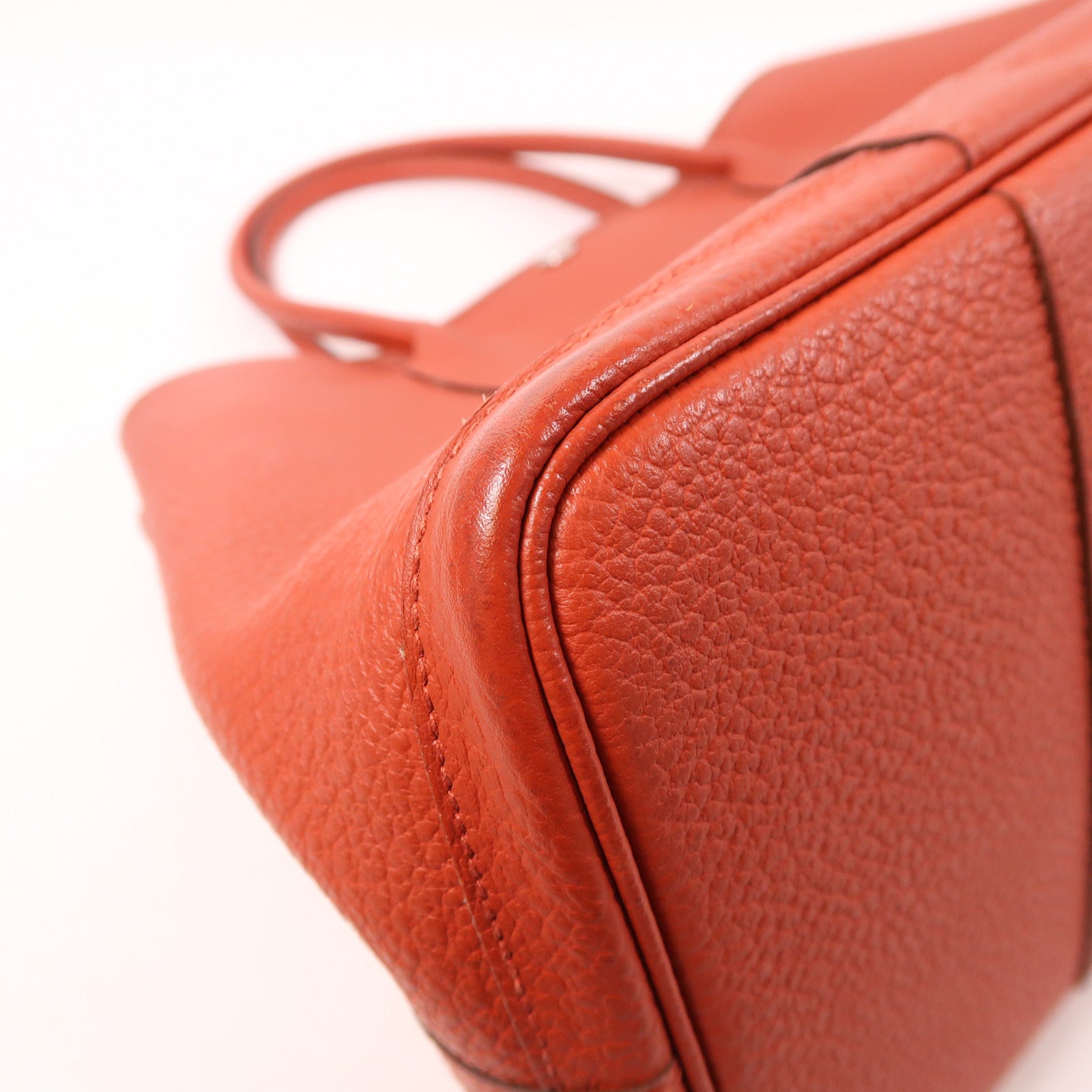 HERMES Negonda皮革Garden Party PM銀扣手挽袋