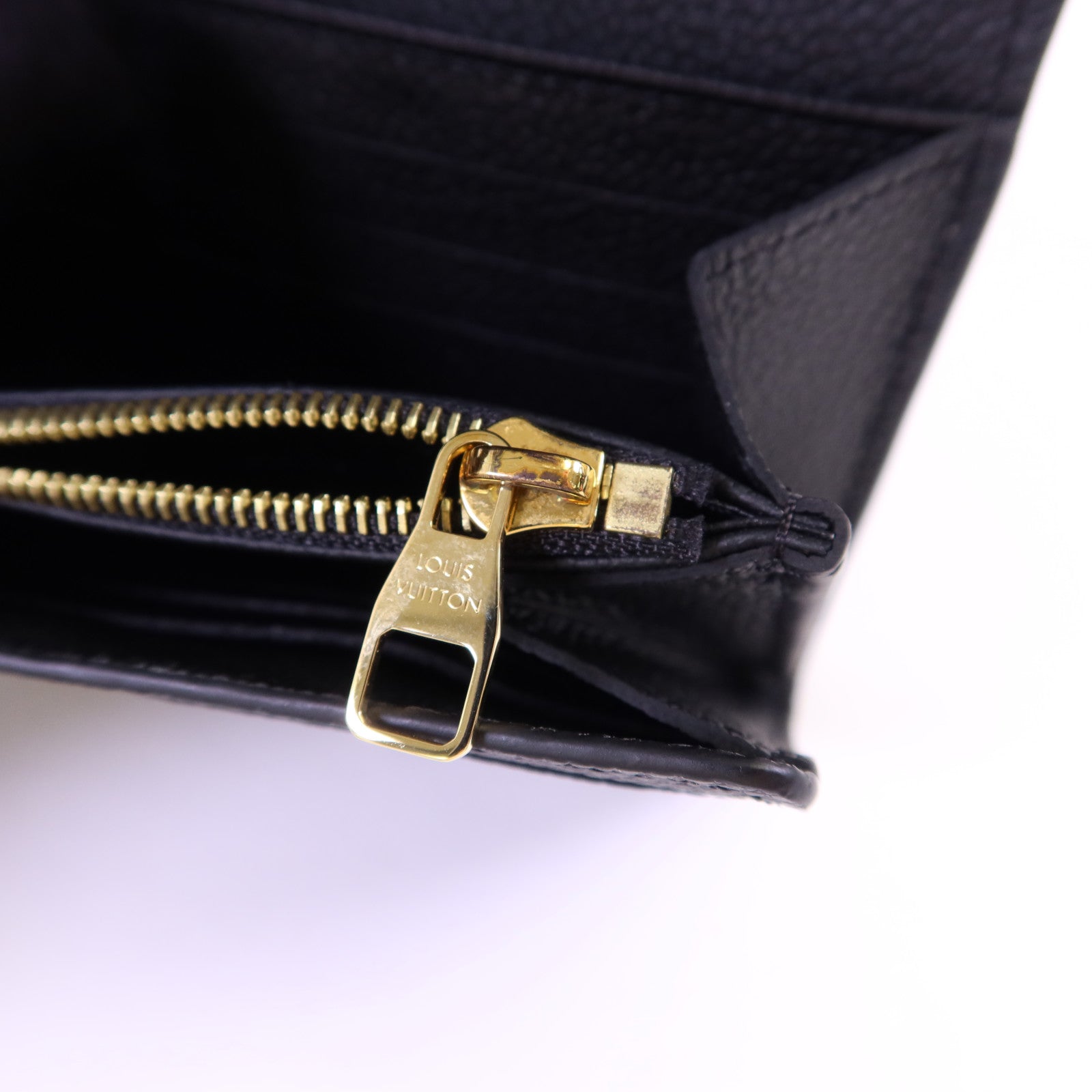 LOUIS VUITTON Monogram Empreinte Sarah Long Wallet金扣長錢包