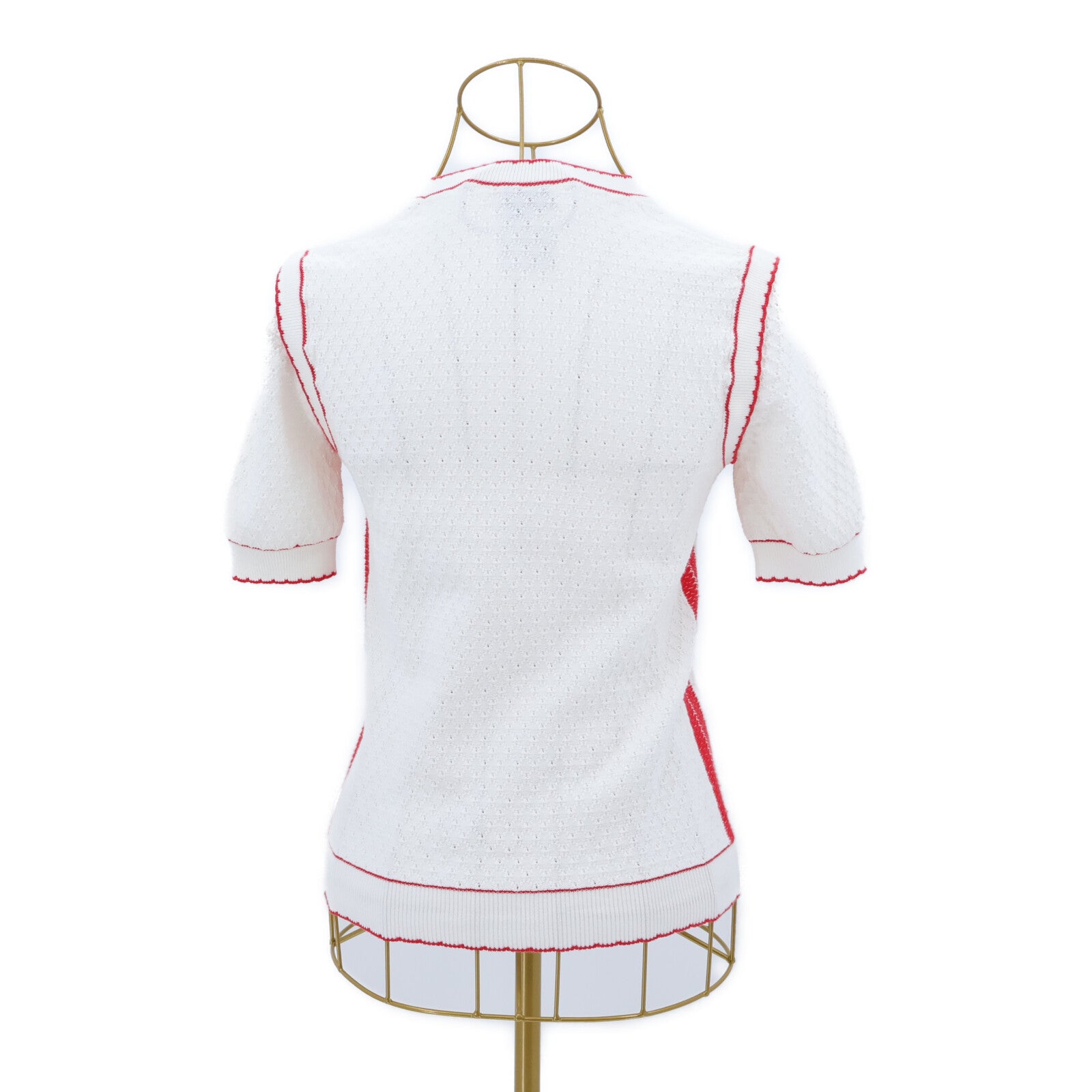 CHANEL 23C Short-Sleeves Knitting Tops上衣