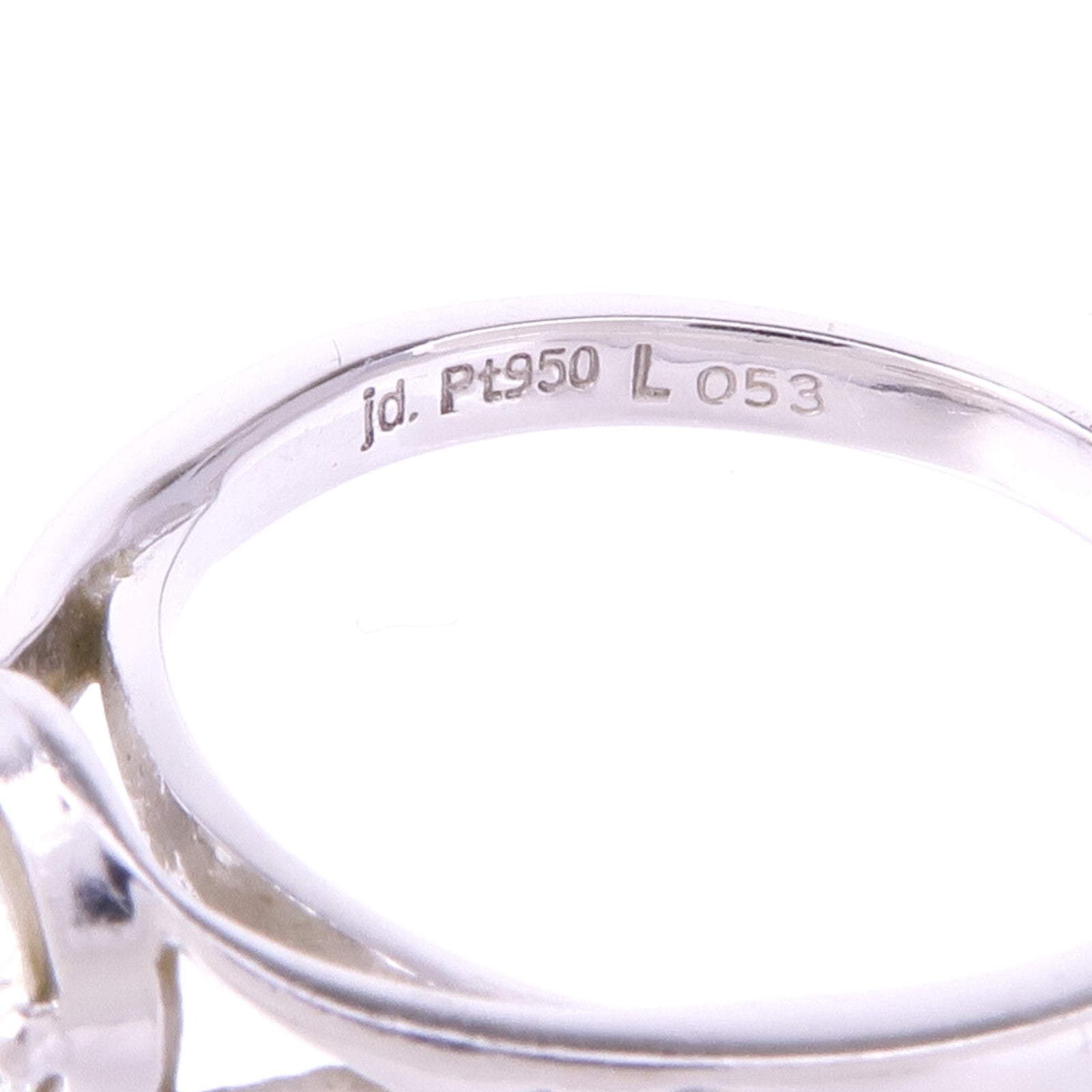 JEWELRY PT950鉑金Diamond Ring鑽石戒指US#7.25