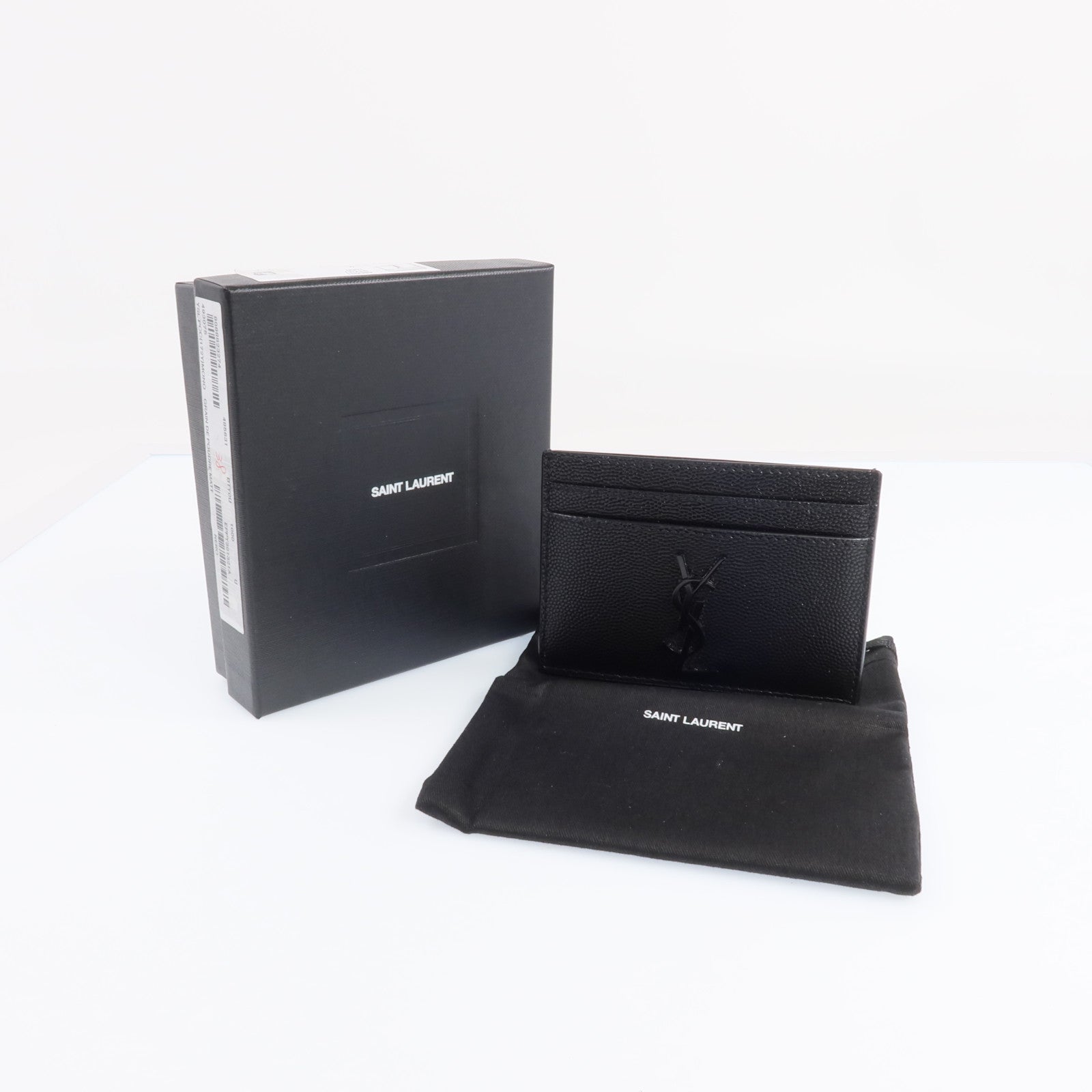 YVES SAINT LAURENT 牛皮皮革Card Case卡片套