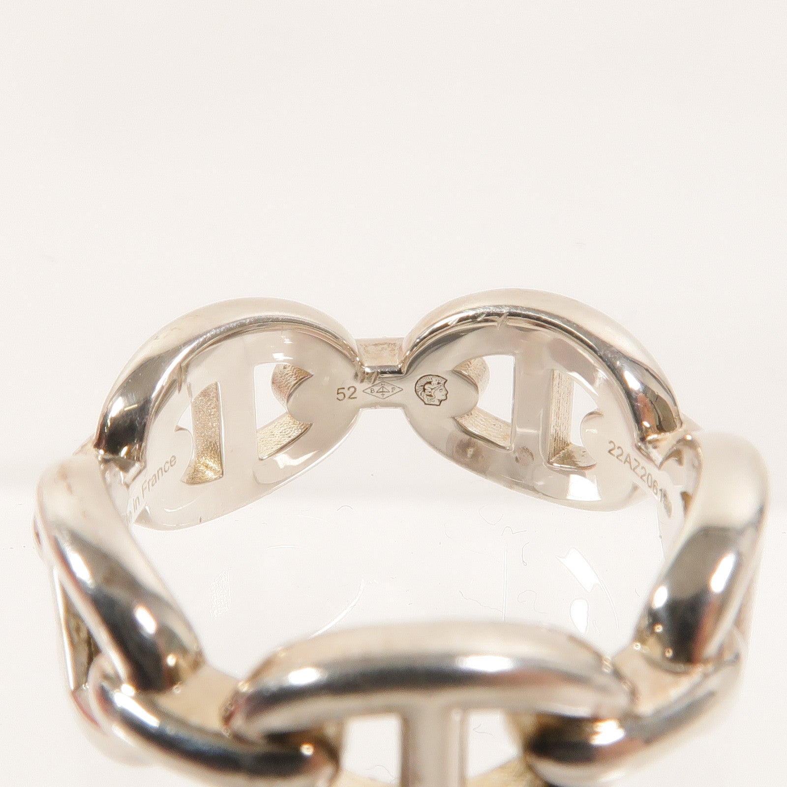 HERMES 925純銀Farandole Ring戒指#52
