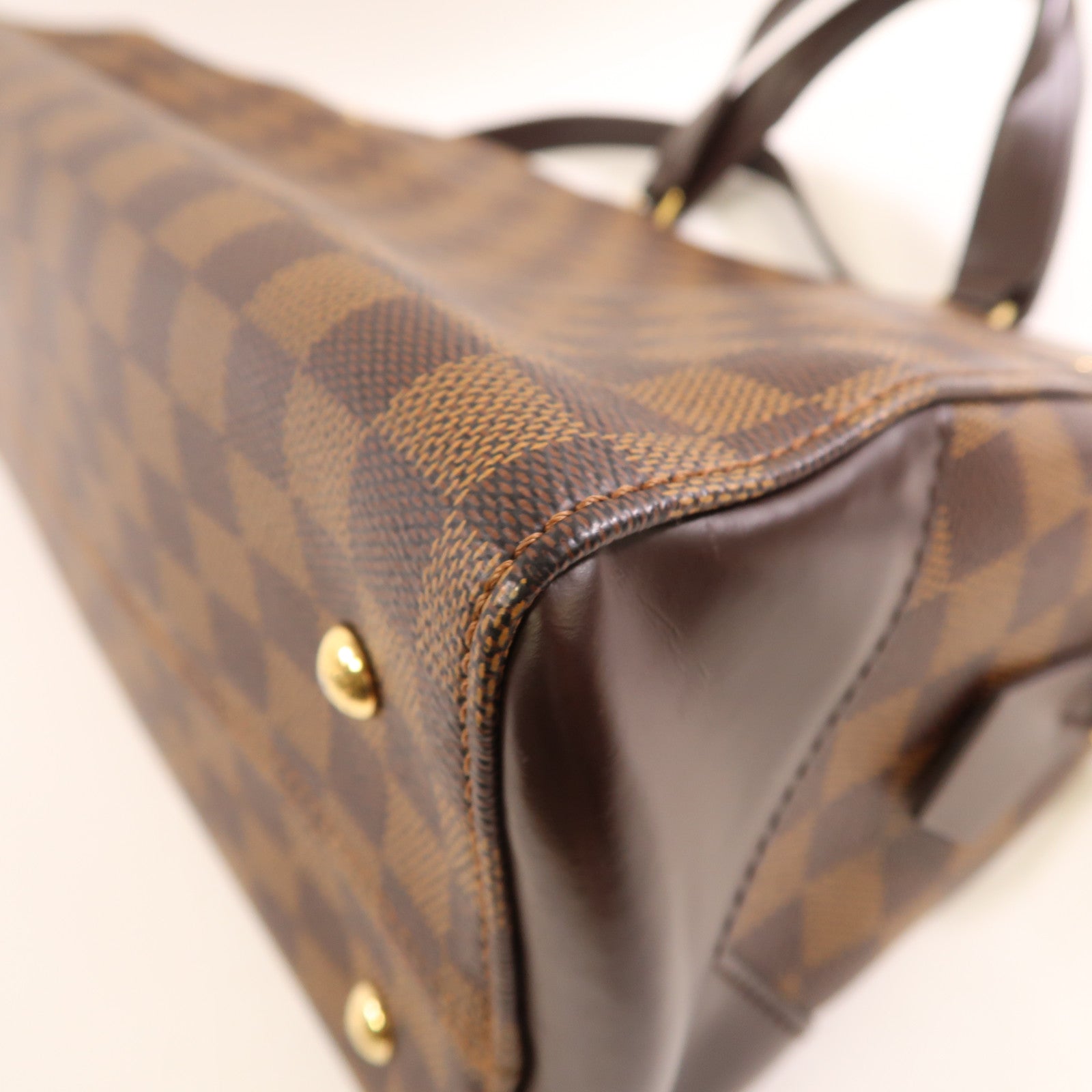 LOUIS VUITTON LV GHW Kensington Bowling 2 Way Shoulder Bag N41505 Damier