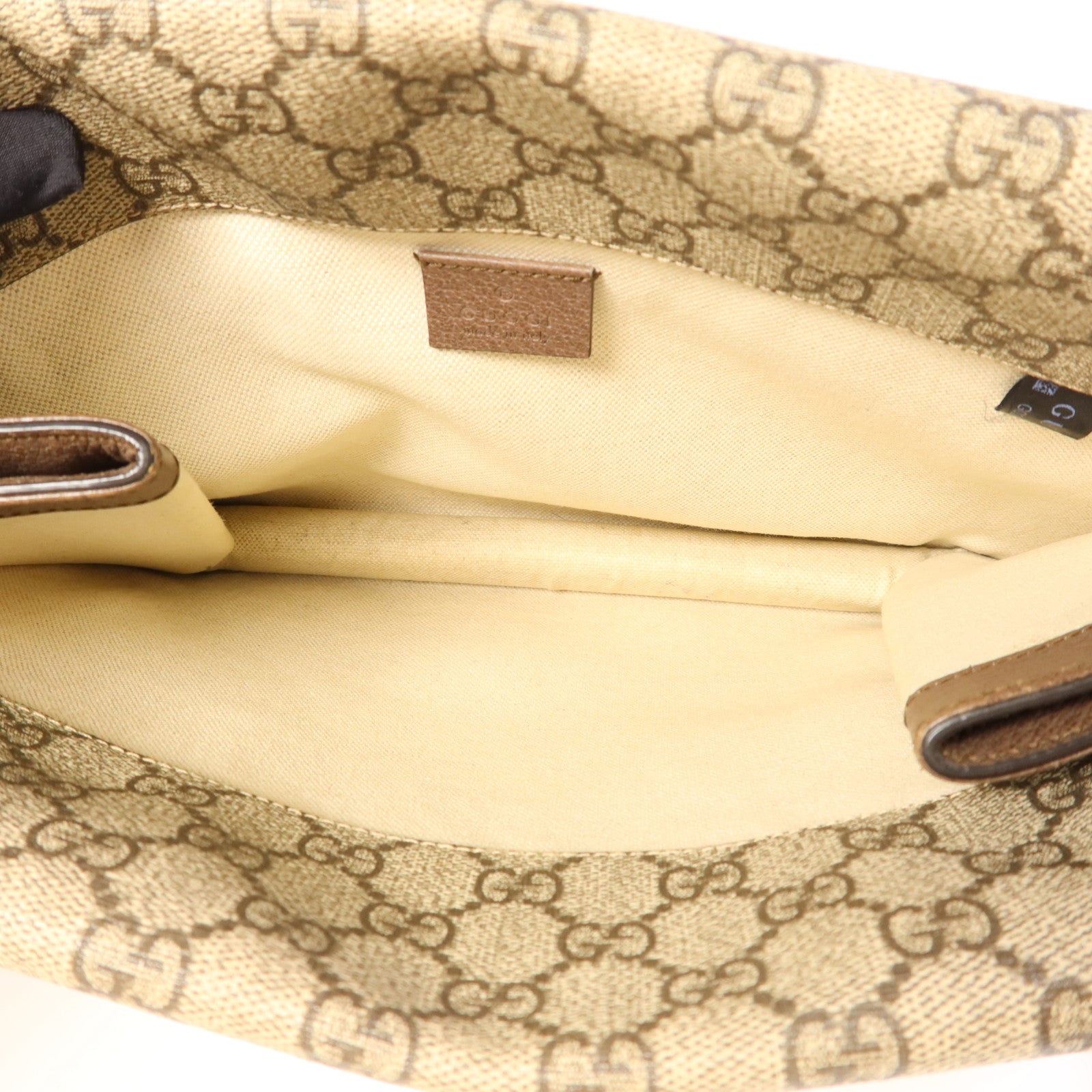 GUCCI 塗層帆布GG Messenger Bag金扣肩背袋