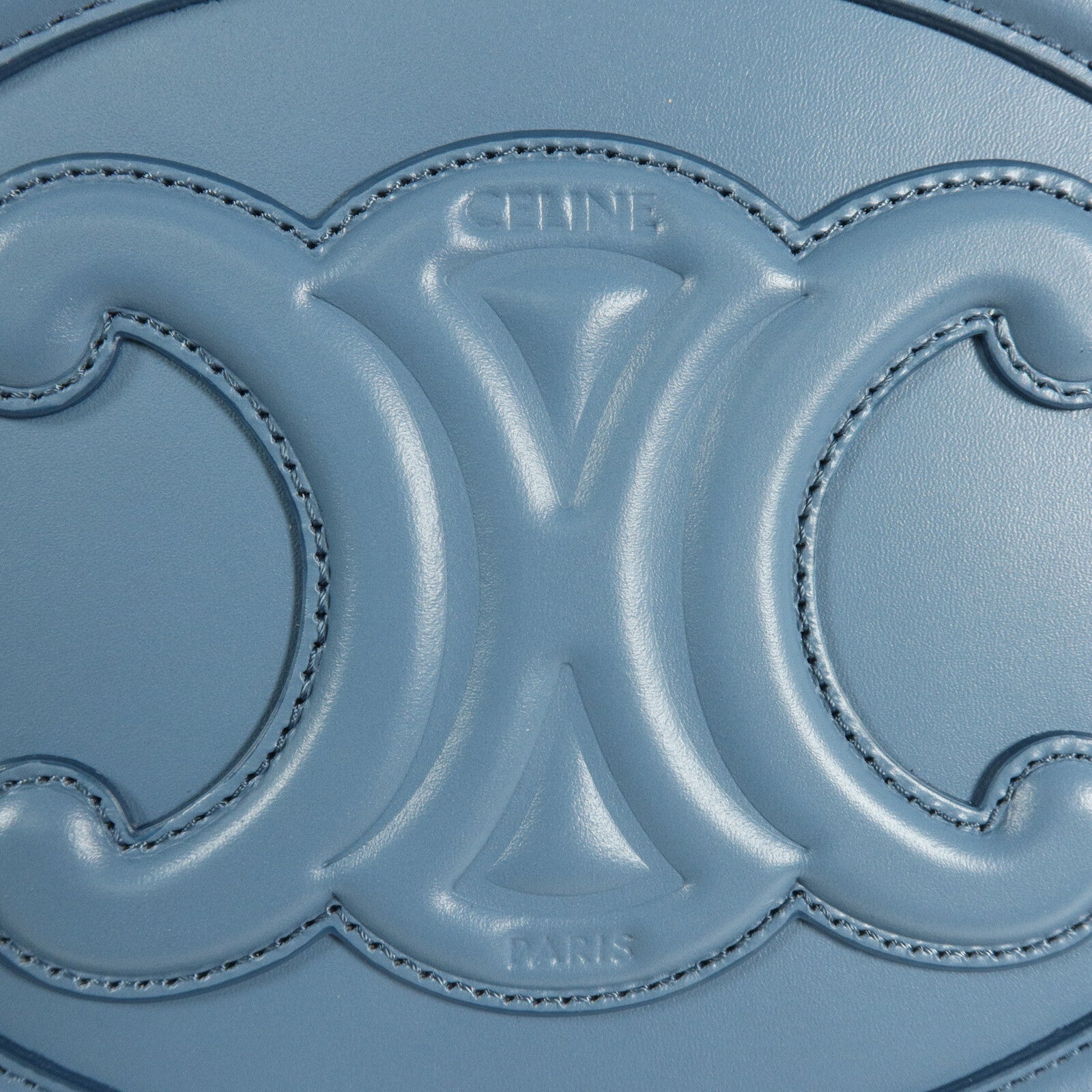 CELINE 牛皮皮革Cuir Triomphe Oval Purse肩背袋