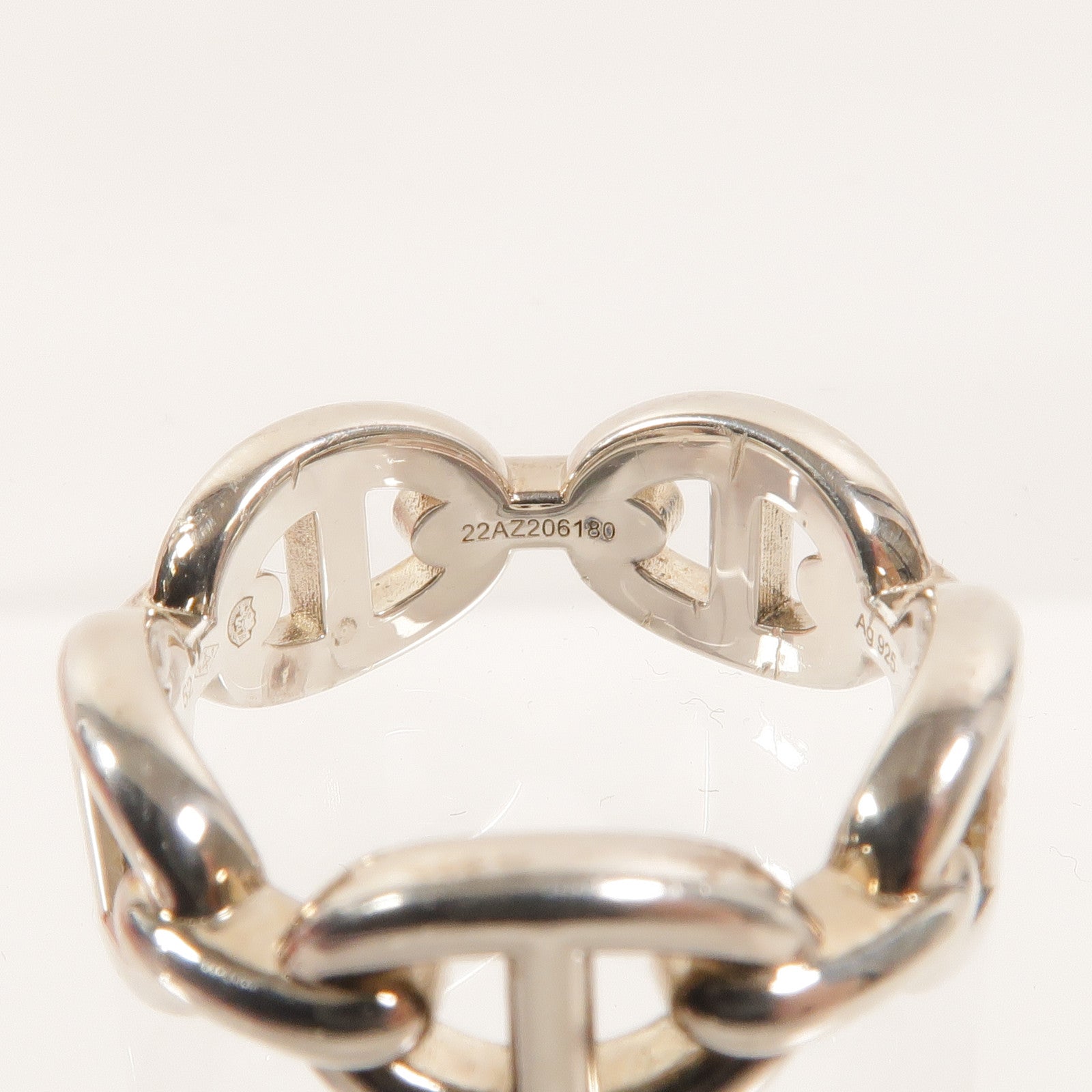 HERMES 925純銀Farandole Ring戒指#52