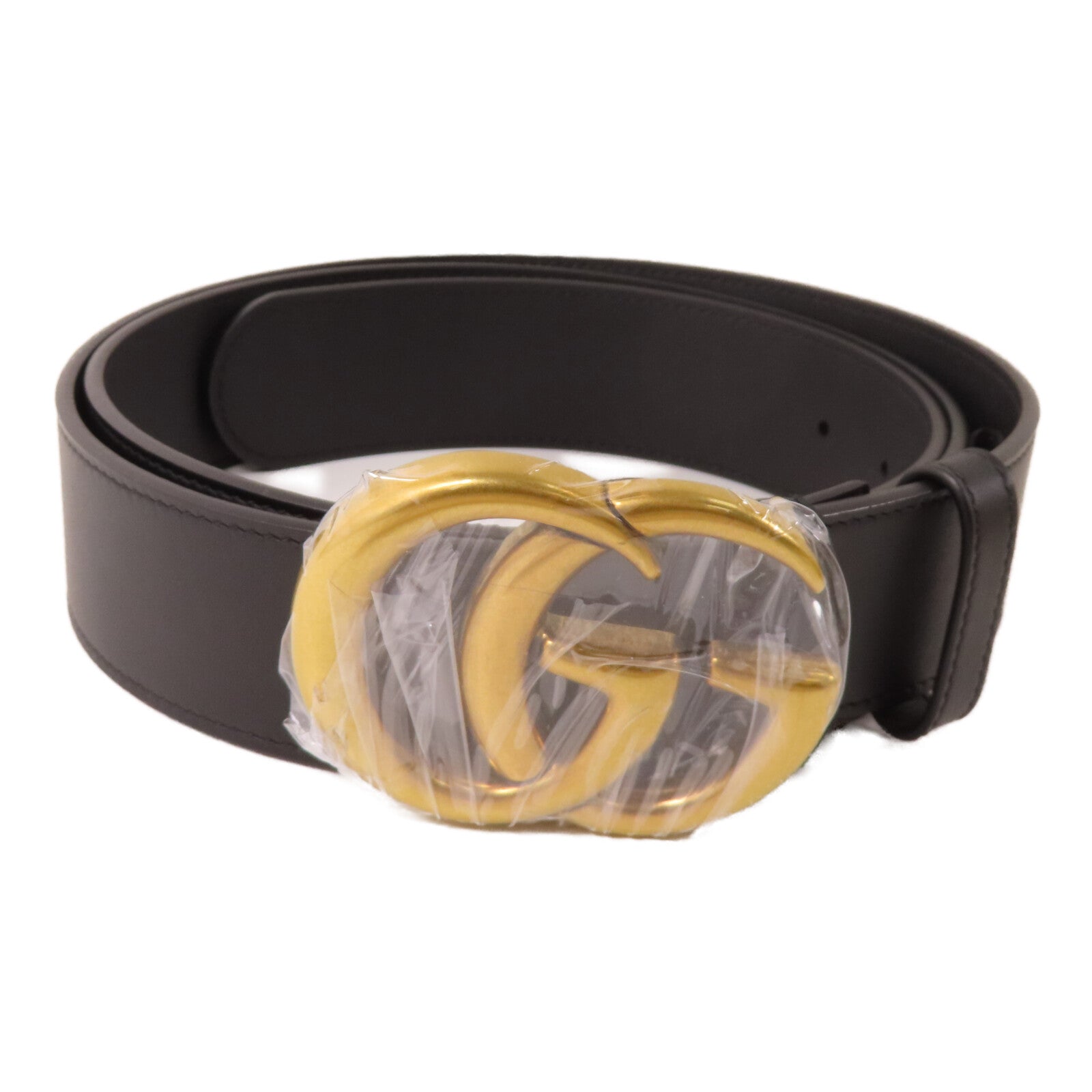 GUCCI 牛皮皮革Belt金扣皮帶