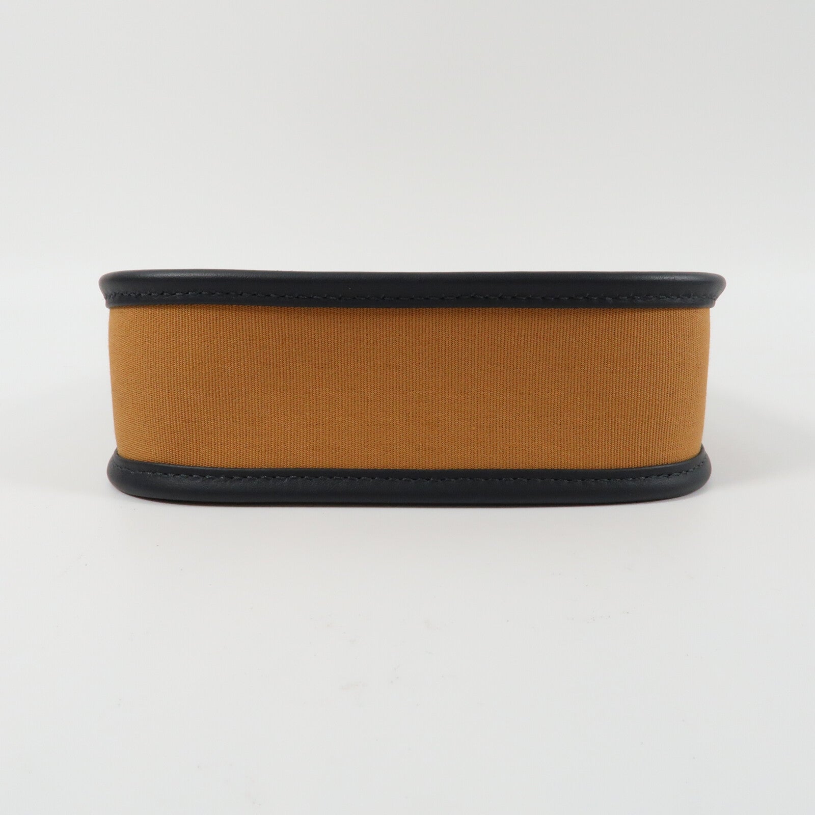 HERMES Swift皮革/Toile Officier Evelyne TPM銀扣肩背袋Dune/Caban/Cassis