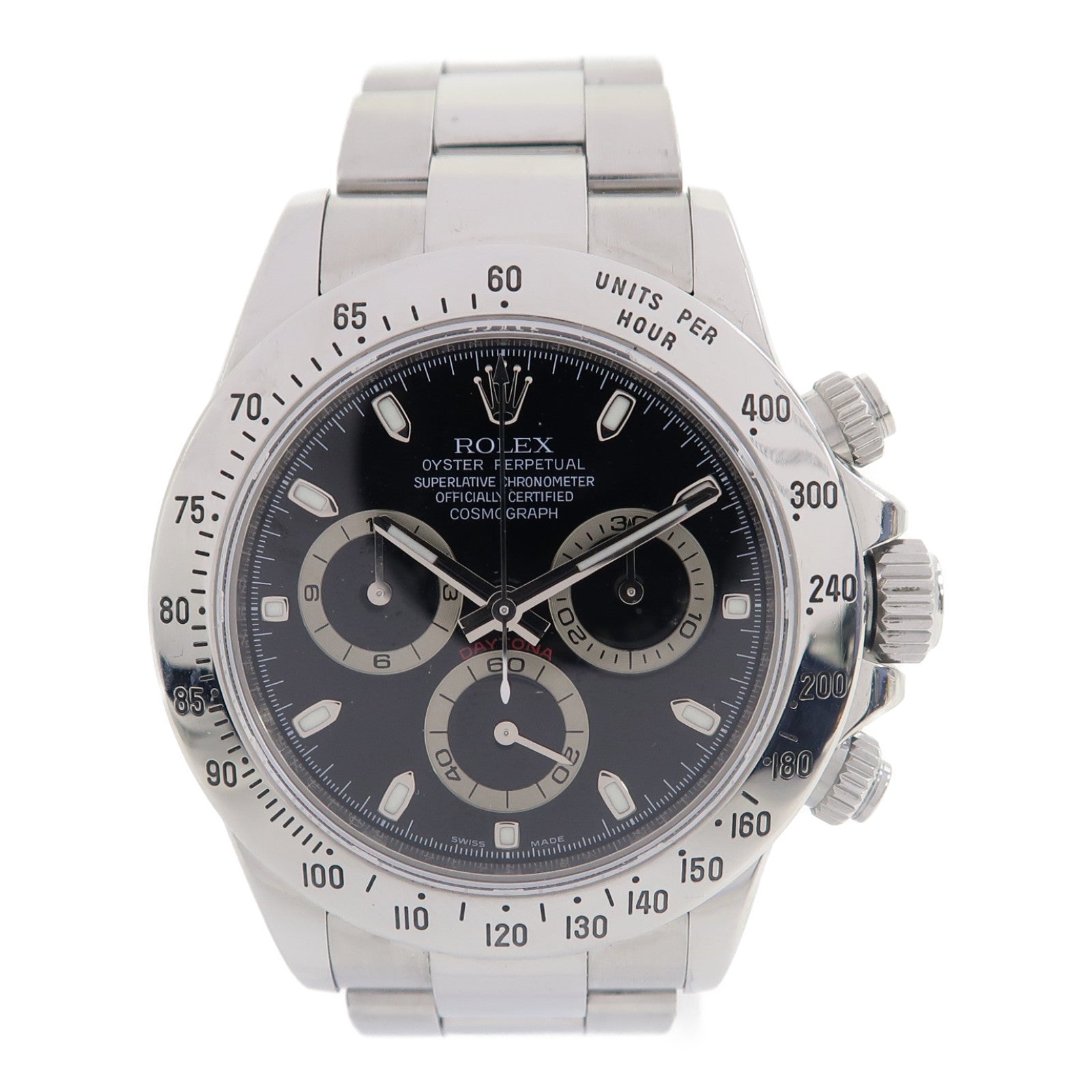 ROLEX Daytona不鏽鋼手錶自動機芯黑色