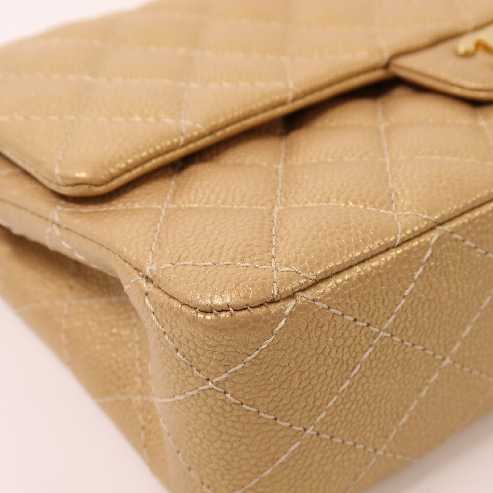 CHANEL 牛皮皮革Classic 25金扣鏈帶肩背袋