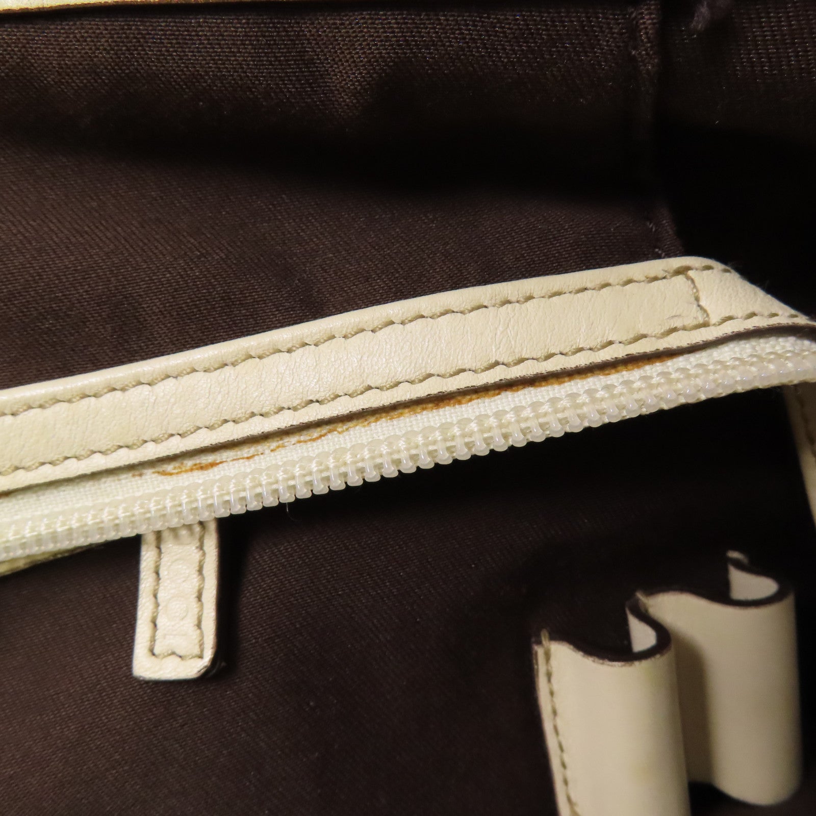 GUCCI 帆布/皮革Shoulder Bag金扣肩背袋